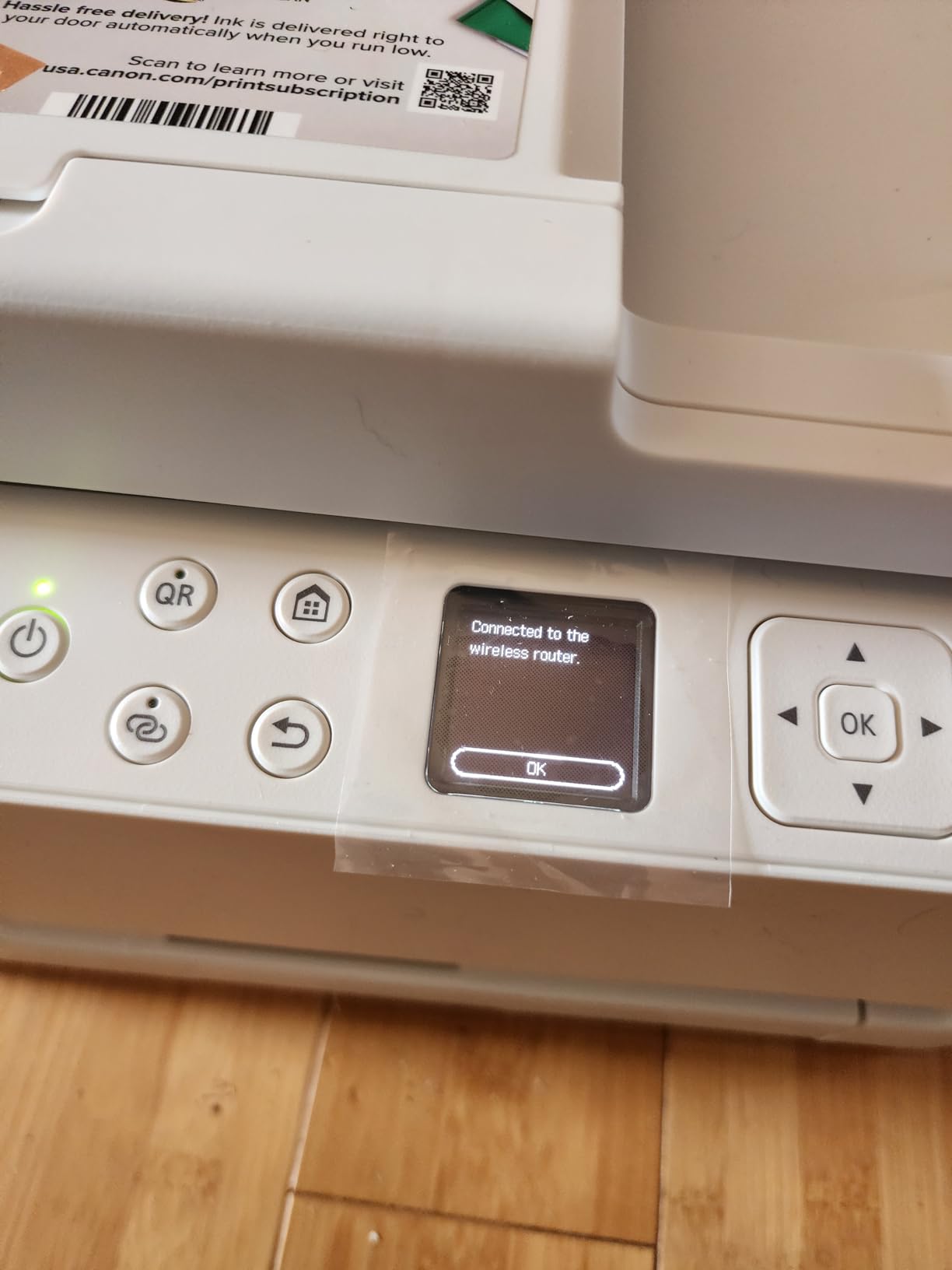 Canon PIXMA TR7120 Wireless Color Inkjet Printer for Duplex Printing, White - Home Printer with Copier/Scanner, Auto Document Feeder, Compact Design, Intuitive Control Panel customer photo 2