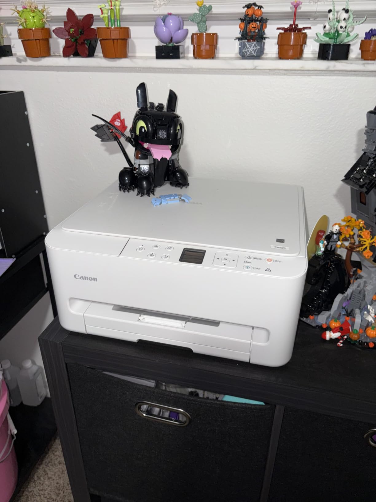 Canon PIXMA TS6520 Wireless Color Inkjet Printer Duplex Printing | Print, Scan, Copy, 1.42