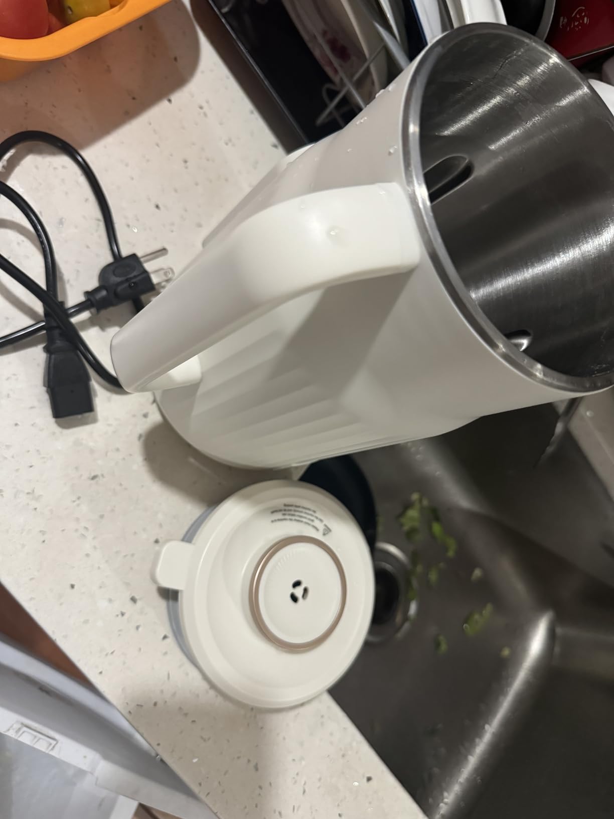 Nut Milk Maker, AlfaBot N2 Automatic Almond Milk Machine for Homemade Plant-Based Milk, Oat, Soy, Yogurt, 5 Modes/35OZ Big Capacity Soy Milk Maker with Delay Setting and Self Cleaning (Cream) customer photo 2