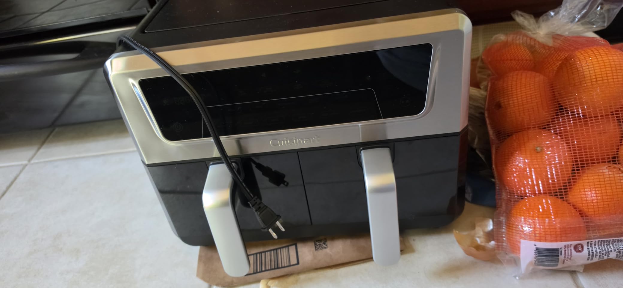 Cuisinart Dual Basket Air Fryer, Two Baskets 11 Qt in Total, 6 Functions: Air Fry, Roast, Bake, Broil, Dehydrate & Keep Warm, Features Sync Finish & Sync Settings, Toss Reminder & Auto-Pause, ADZ-112 customer photo 1