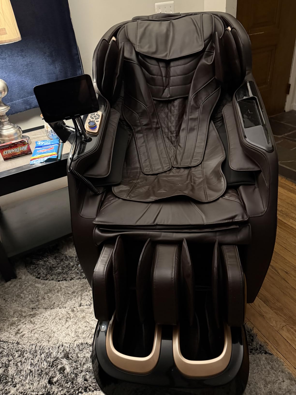 4D Massage Chairs Full Body, Zero Gravity SL-Track Shiatsu Massage Chair Recliner, Core Heating, 20 Massage Techniques, Deep Yoga Stretch, Foot Rollers, Ai Voice, Touch Screen, Wireless Charging customer photo 2