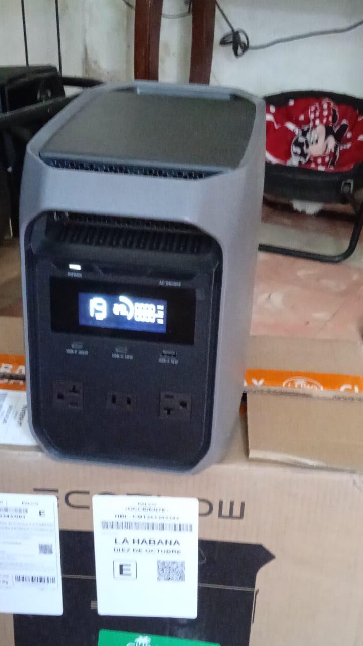 EF ECOFLOW Portable Power Station DELTA 3 Classic, 1024Wh LiFePO4 Battery, 1800W AC/100W USB-C Output, 1 Hr Fast Charge, Solar Generator for Home Backup, Camping & RVs (Solar Panel Optional) customer photo 1