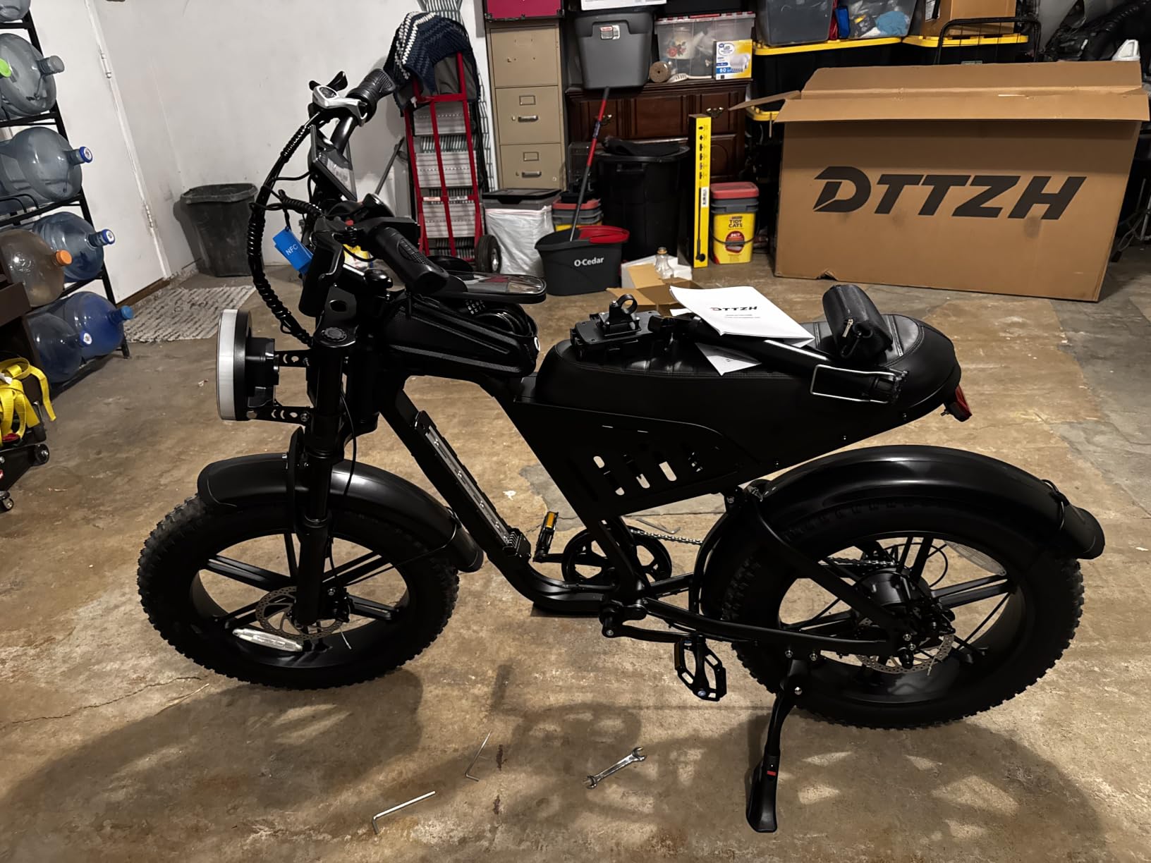 DTTZH F6/F6S/F6PRO Electric Bike for Adults with NFC & Password Unlock, 4000/2000/1500W, 60V 30Ah, 48V 15/25Ah E-Bike, 100-60 Miles 20