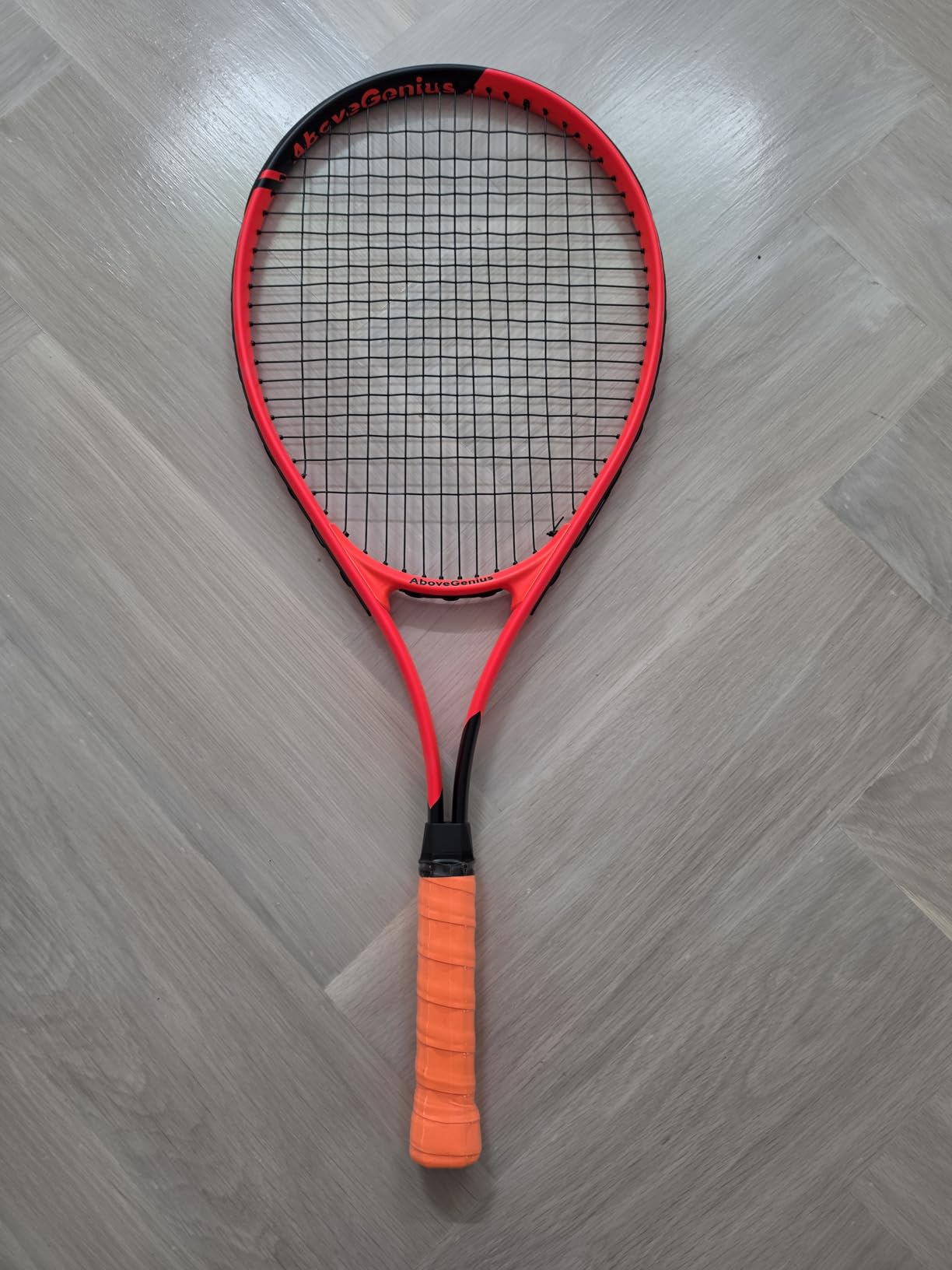AboveGenius Neon Tennis Rackets 2 Pack for Adults- 27