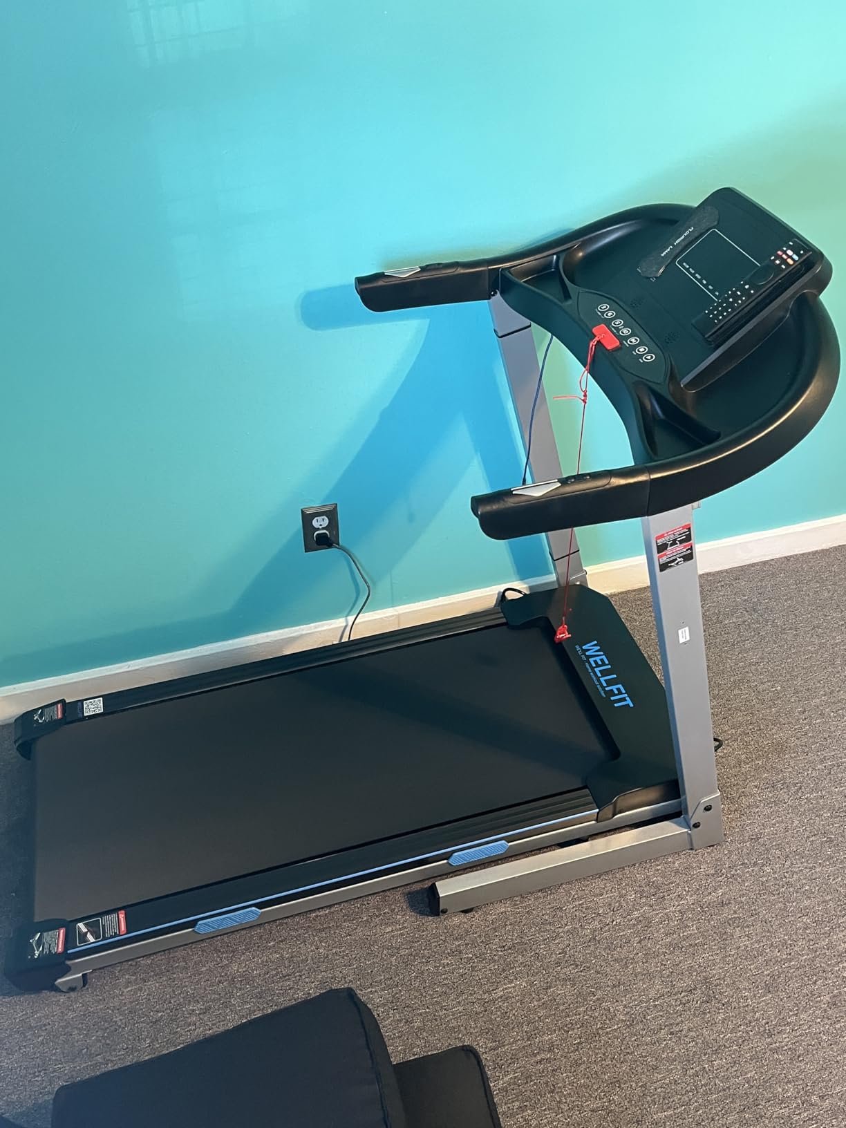 15% Auto Incline Foldable Treadmill, Heavy Duty Treadmills for Home | 400lbs Capacity, Voice Control, Bluetooth, Heart Rate Sensors,4.0HP Motor,Folding Running & Walking Pad for Seniors,Home Gym customer photo 1