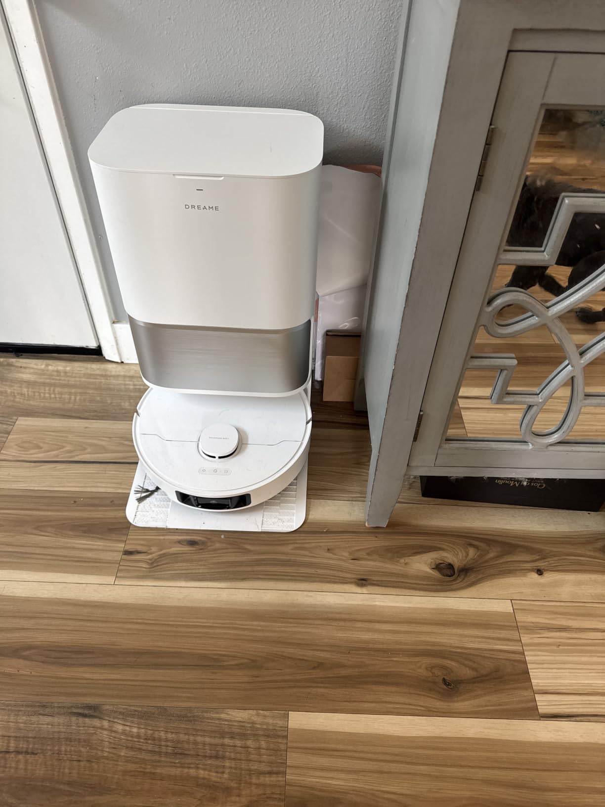 DREAME L40 Ultra Gen 2 Robot Vacuum and Mop with 25,000Pa Suction, Extendable Side Brush and Mop, All-in-One Self-Emptying & Cleaning Dock, Voice & App Control, Black customer photo 2