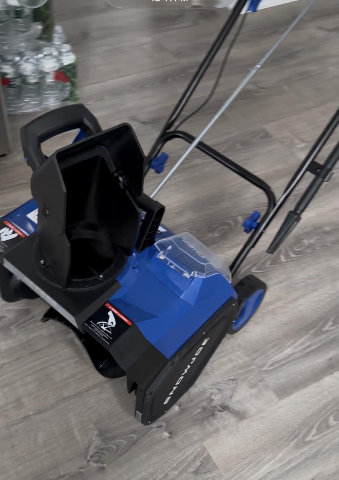 Snow Joe IONMAX 48V Cordless Electric Snow Blower Machine, 24V-X2-SB18-GO, 18 Inch, Powered Single-Stage Thrower with LED Light and Wheels for Driveway Clearing customer photo 2