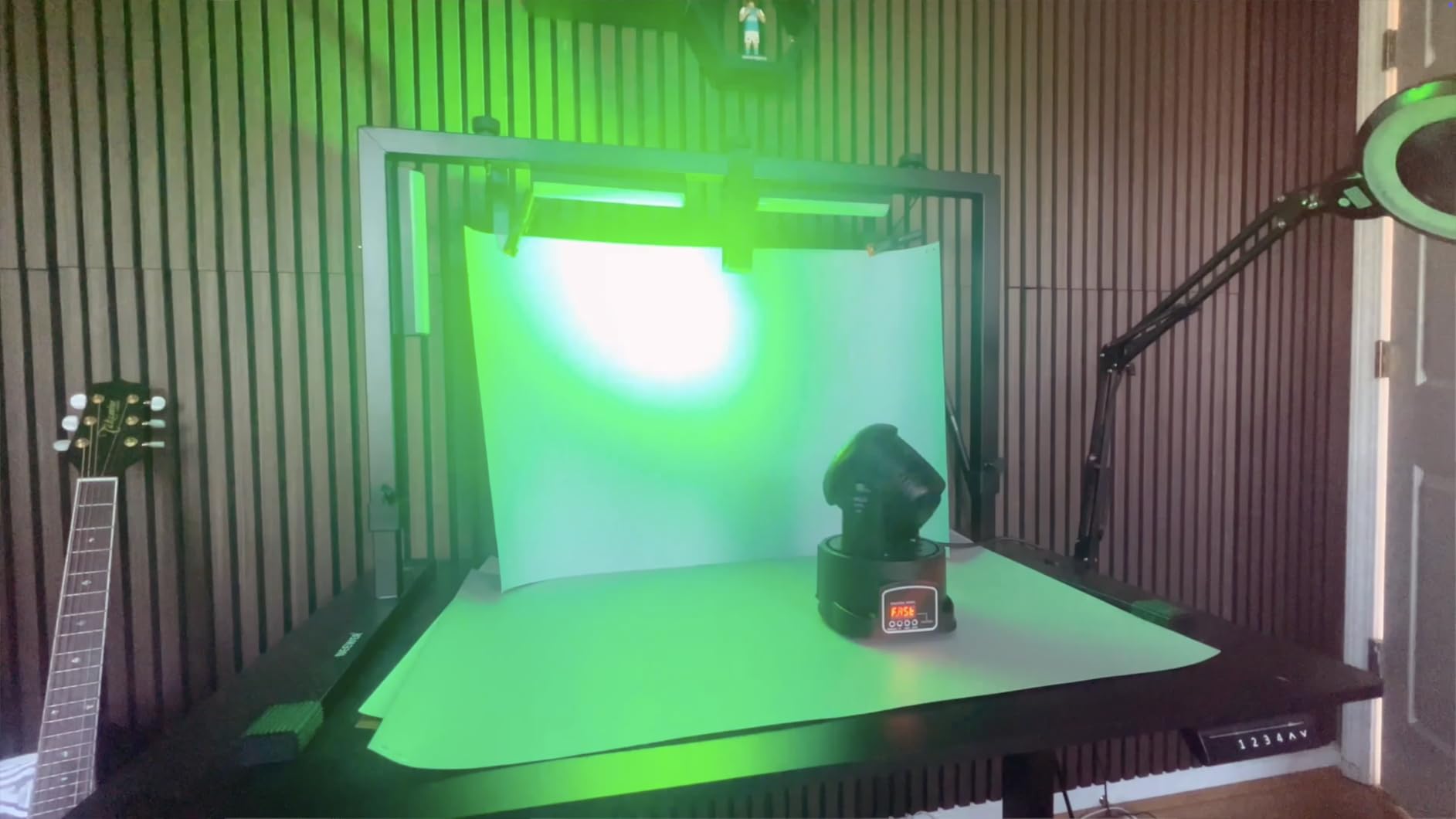 MINGJIE Moving Head Wash Light, 7x10W LED DMX DJ Stage Light | 12 Colors, Sound Activated, 540 degree Pan & 180 degree Tilt, Wash Effect Lighting for Weddings, Clubs, Concerts, Bars and Events customer photo 2