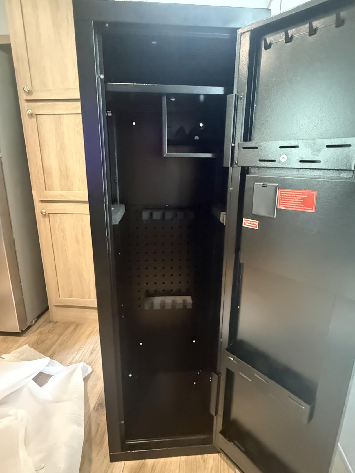 KAER Biometric Gun Safe Rifle, Gun Safes for Rifles and Pistols Holds 14-15 Firearms with Adjustable Racks & Pistol Storage, Fingerprint Keypad Lock Gun Cabinet for Home & Hunting for Enthusiasts customer photo 1