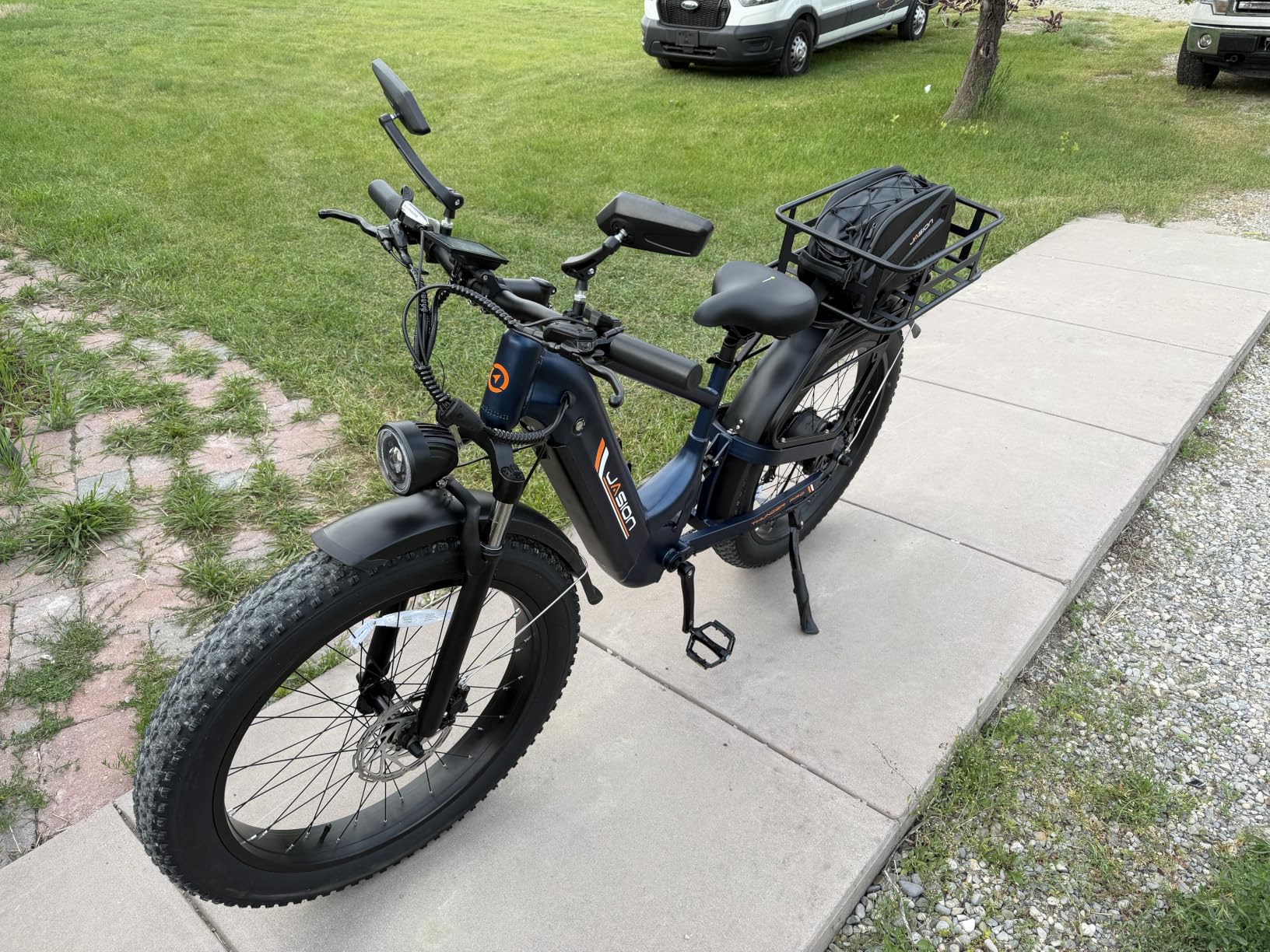 Jasion Thunder PRO/ST Electric Bike, 2000W Peak Ebikes for Adults, 26'' Fat Tire, 90 Miles with 1040Wh Battery, 35 MPH Max Speed, 500 lbs Capacity, Certified By UL2849 customer photo 1
