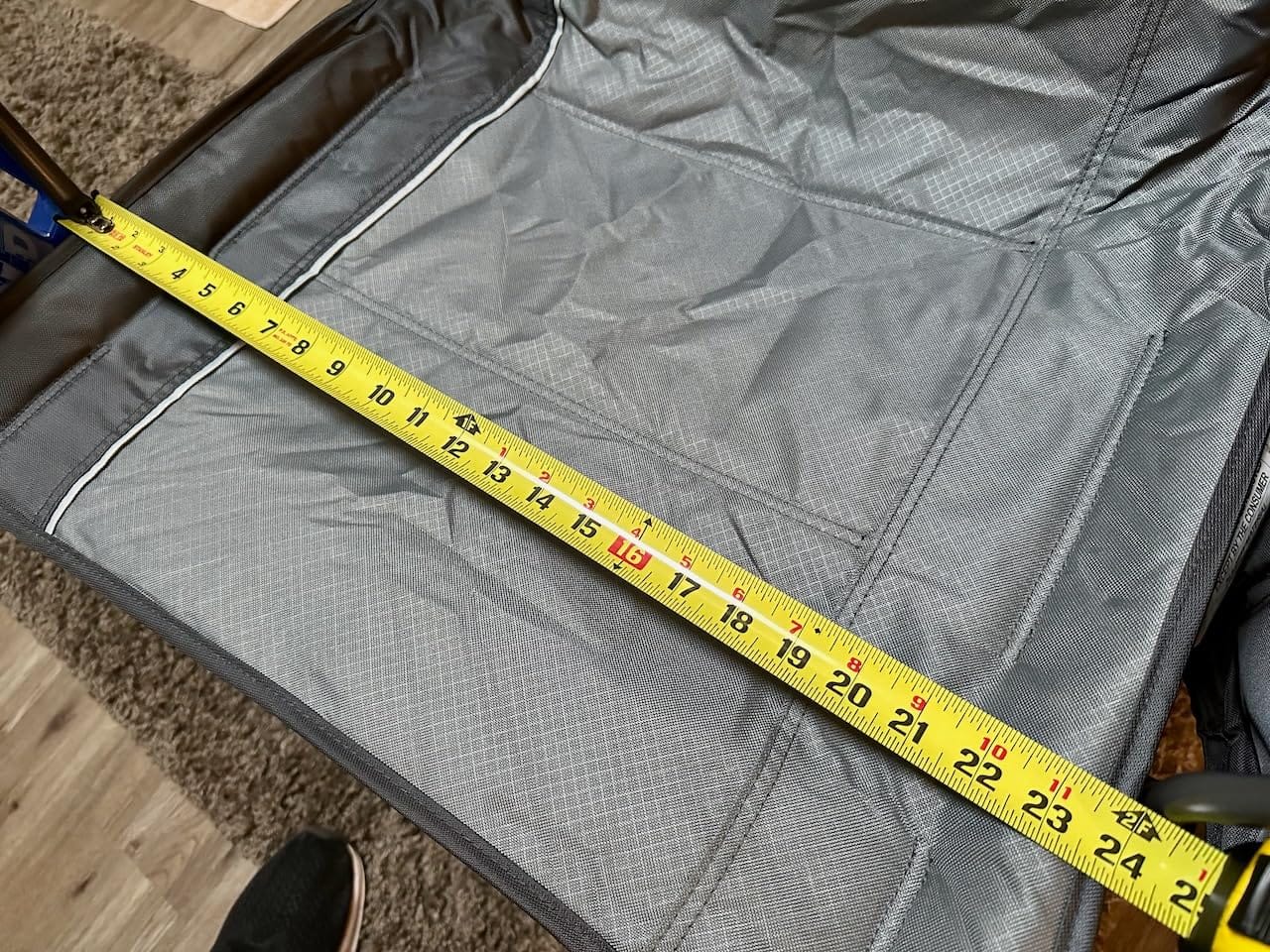 TIMBER RIDGE Oversized Folding Camping Chair High Back 500lbs - Heavy Duty Camping Chairs for Adults, Cup Holder, Side Pocket, Cooler Bag customer photo 1