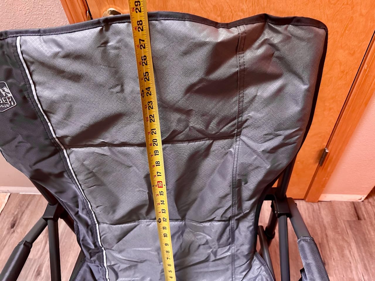 TIMBER RIDGE Oversized Folding Camping Chair High Back 500lbs - Heavy Duty Camping Chairs for Adults, Cup Holder, Side Pocket, Cooler Bag customer photo 2