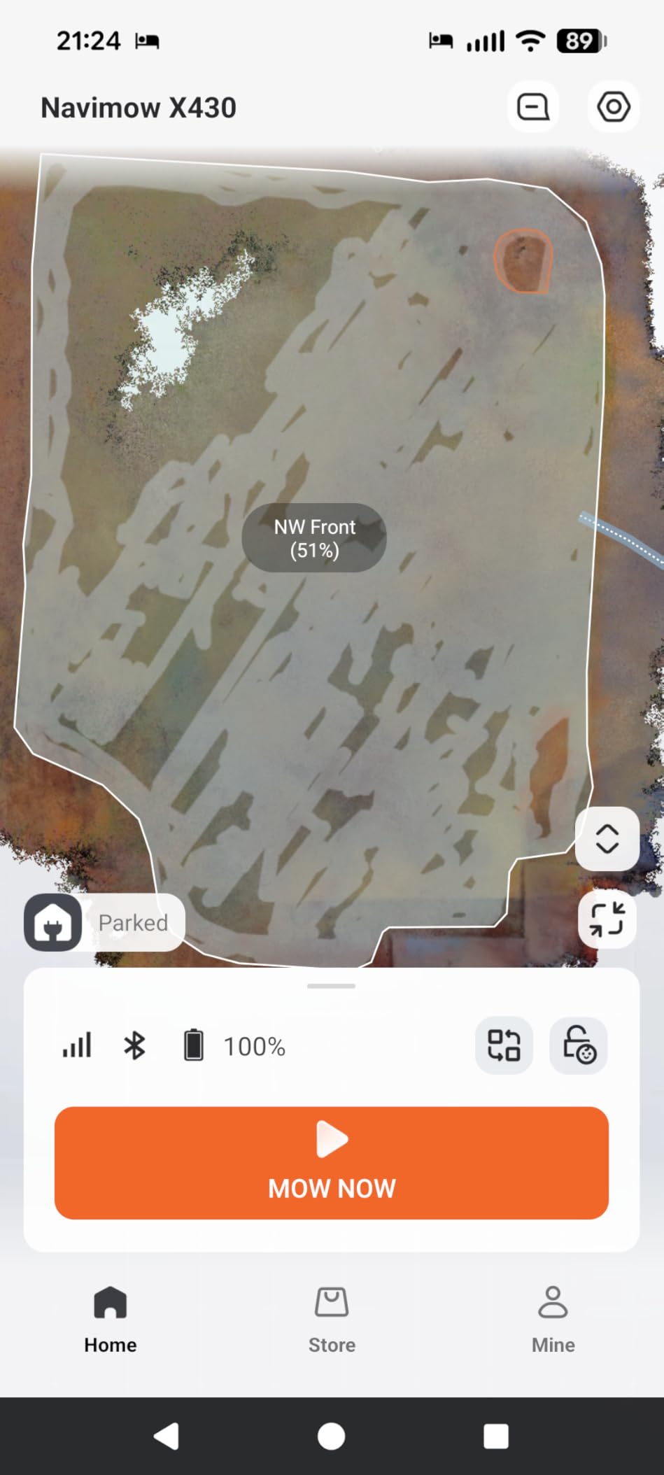 Segway Navimow X430 Robot Lawn Mower Wire Free, for up to 1 Acre, 4WD for 84% Slopes, Zero-Turn for Damage-Free Mowing, ORV-Tuned Lawnmower, MowMentum with 2 × 180W Motors, 0.75-4 in Cutting Height customer photo 2