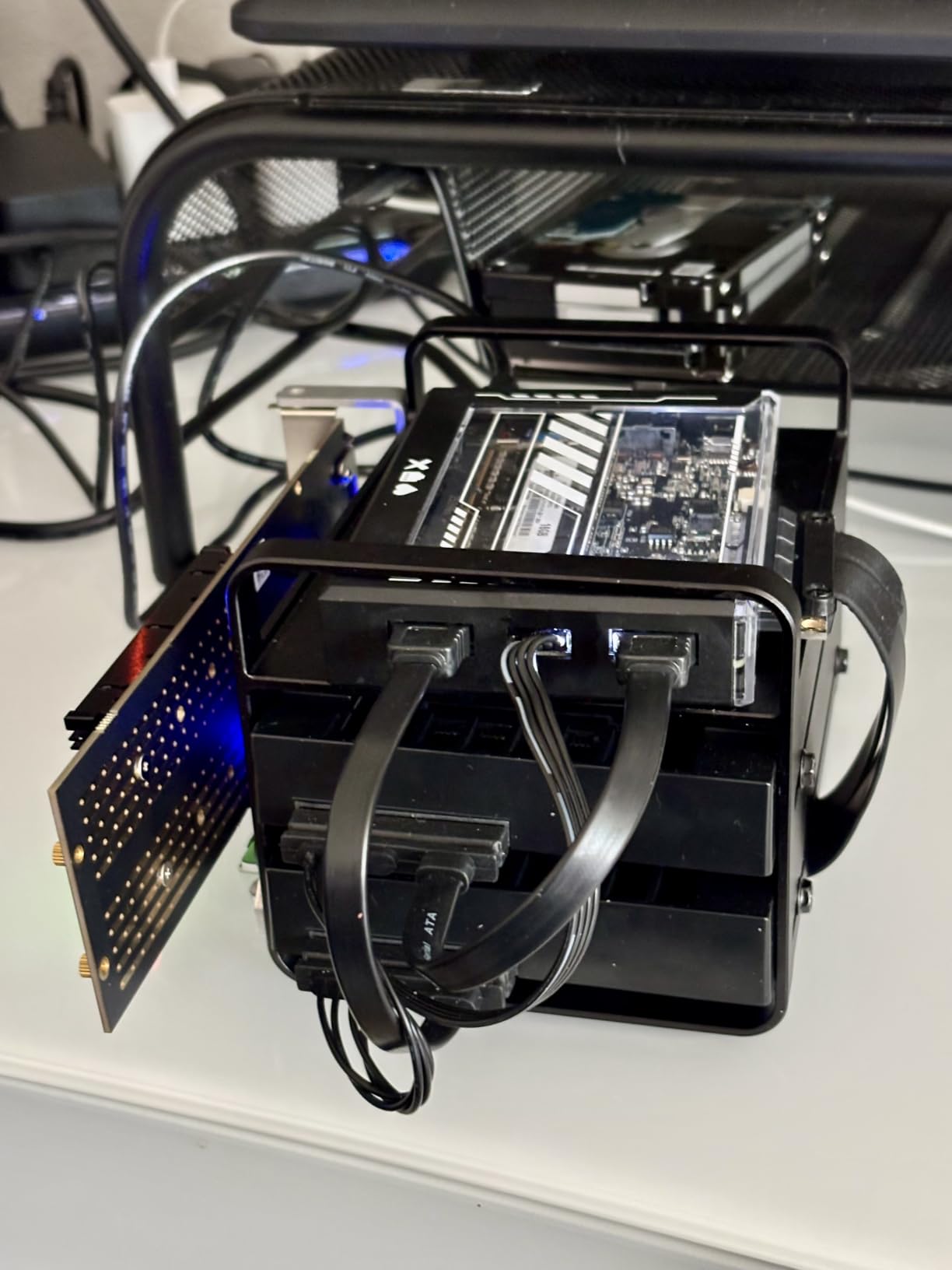 ZimaBlade 7700 x86 Home Server & 2-Bay NAS Kit, Intel Quad-Core, 16GB RAM, CasaOS Preinstalled, Dual SATA, PCIe x4 Expansion, Docker, Plex, Home Assistant & Self-Hosting Platform customer photo 1