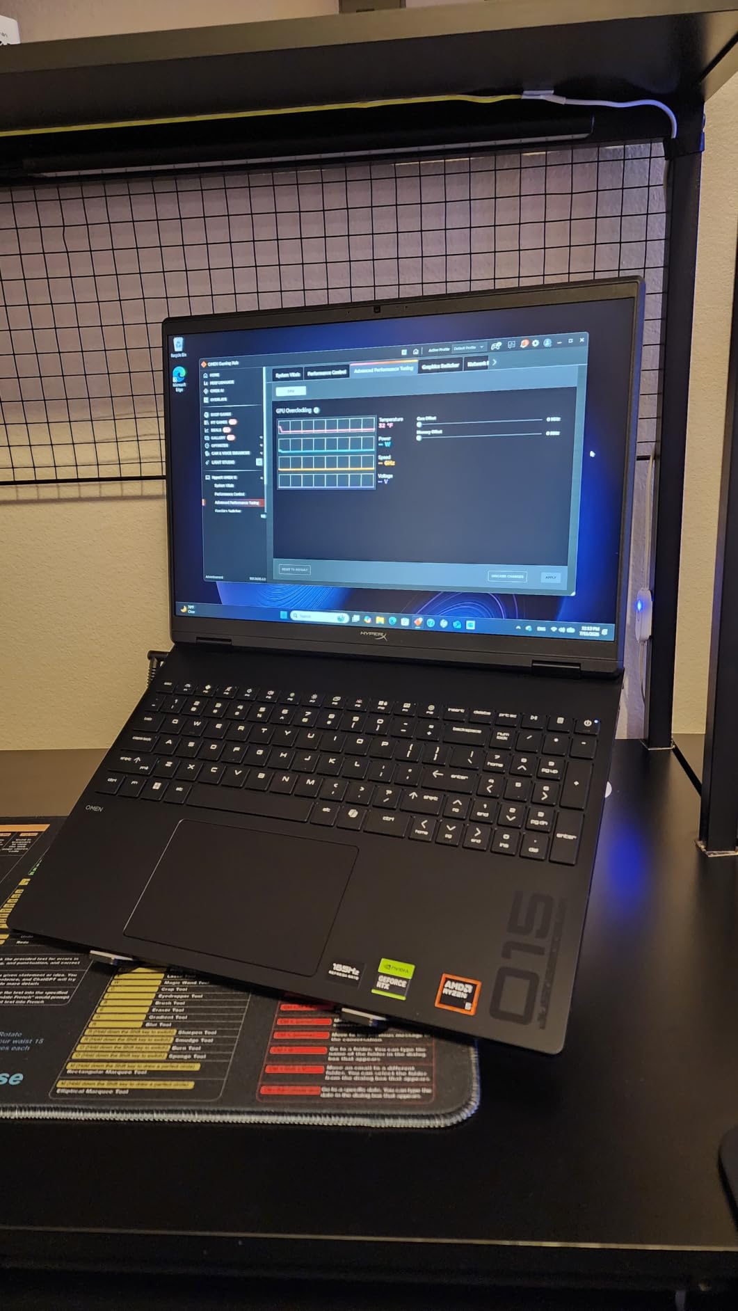HP HyperX OMEN 15 inch Gaming Laptop, 2K 165Hz Display, AMD Ryzen 5 240, 16 GB RAM, 512 GB SSD, NVIDIA GeForce RTX 5050 GPU (8 GB Dedicated), Windows 11 Home, Shadow Black, 15-gb0099nr customer photo 1