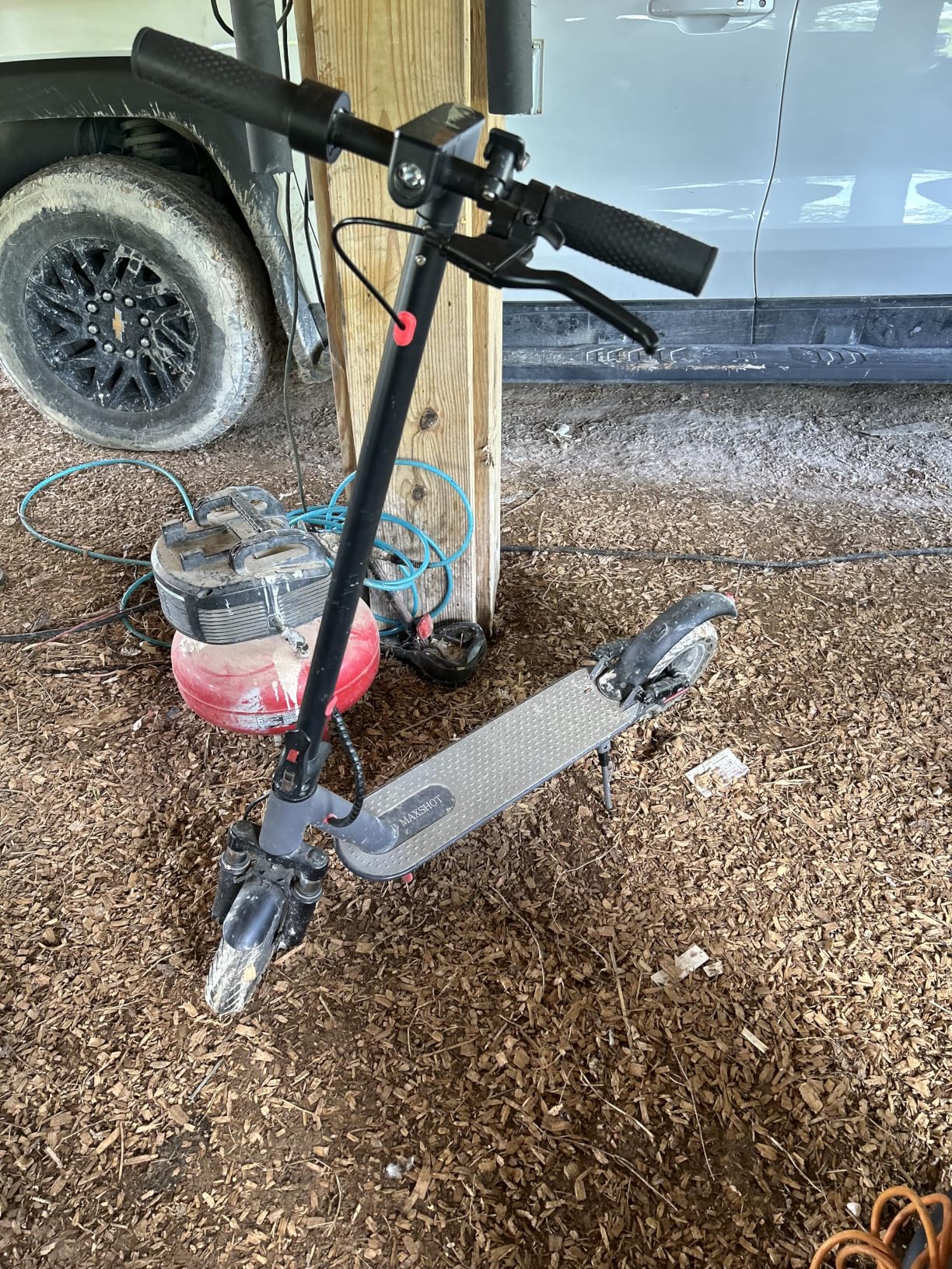 VOLPAM Electric Scooter with Dual Suspensions, 19/22MPH, 350W/500W/800WMotor, 60/40/31/23Miles Long Range, Dual Braking, Max Load 264 lbs customer photo 1