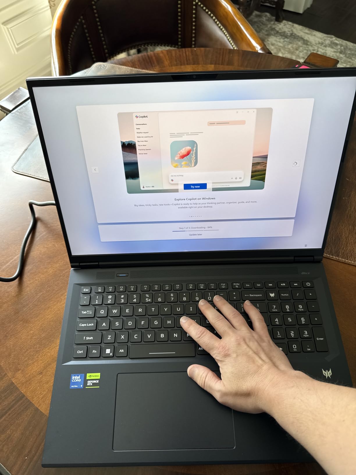 Predator Helios Neo 18 AI Gaming Laptop | Intel Core Ultra 9 Processor 275HX | NVIDIA GeForce RTX 5070 Ti | 18