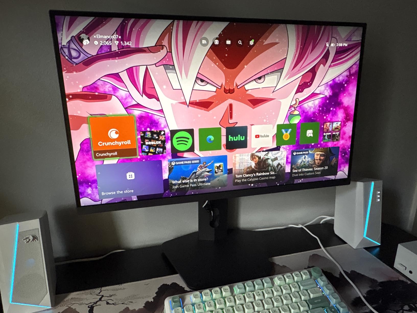 LG 27G61ZB-B 27-inch Ultragear QHD (2560 x 1440) IPS Gaming Monitor, 200Hz, 1ms, AMD FreeSync Premium, HDR10, Switch, HDMI, DisplayPort, Tilt/Height/Swivel/Pivot Adjustable Stand, Black customer photo 1