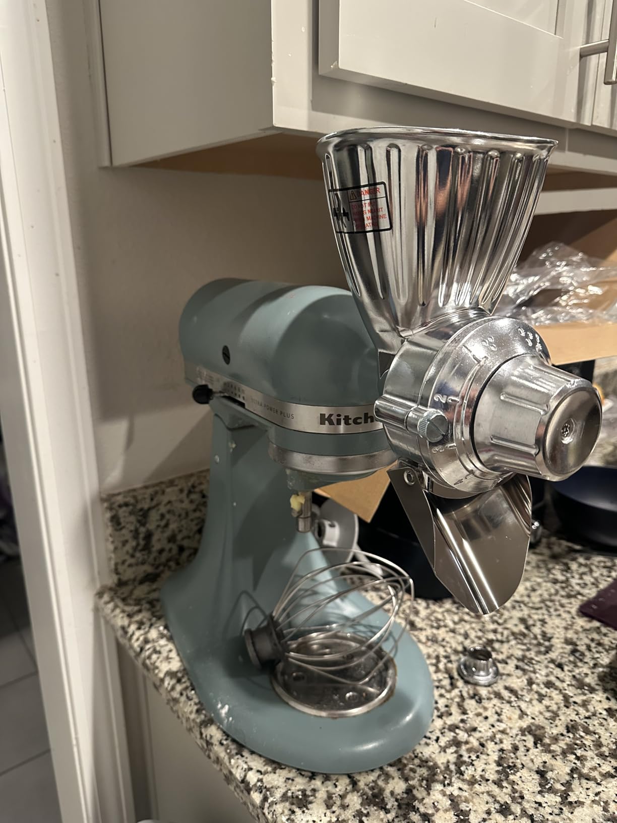 Grain Mill Attachment for KitchenAid, Food-Grade All-Metal 9 Levels | Flour Mill for KitchenAid Stand Mixer, Fit for Millet, Wheat, Grain Corn, Coffee Beans, Dry Low-Oil Grains customer photo 1