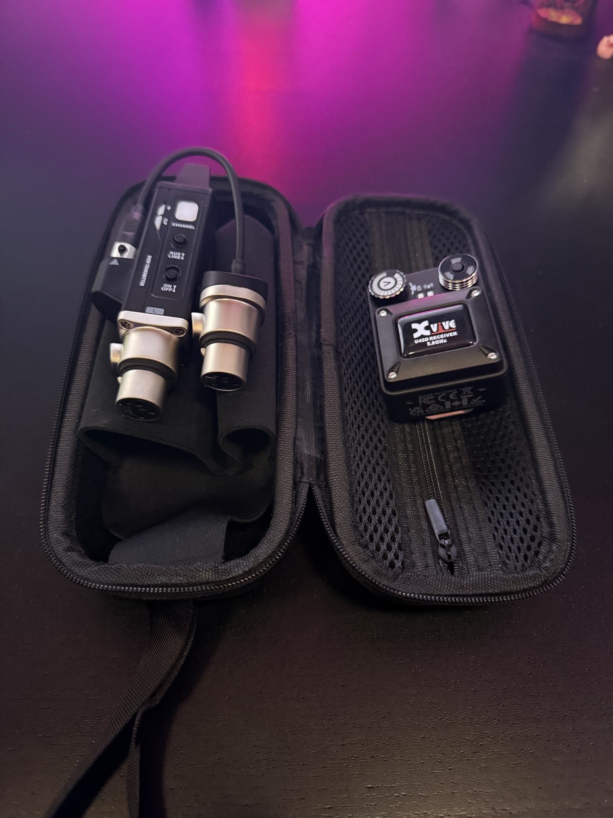 Xvive U45D True Stereo Wireless in-Ear Monitor System, 4 Monitoring Modes Stereo/L/R/Mix, 5.8GHz IEM for Musicians, Bands, Worship Teams, Dual XLR Inputs, Less Than 5ms Latency customer photo 1