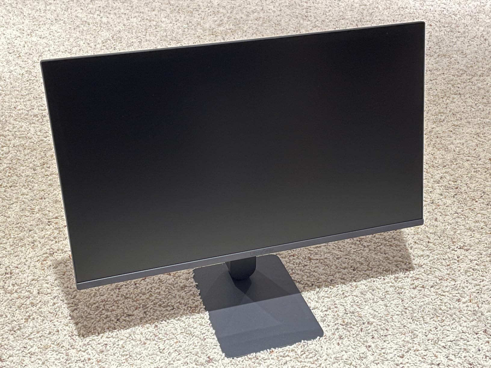LG 24G414B-B 24-inch Ultragear Full HD (1920 x 1080) IPS Gaming Monitor 144Hz, 1ms, NVIDIA G-Sync Compatible, FreeSync, HDR10, Built-in Speaker, Switch, HDMI, DisplayPort, Tilt/Height Stand, Black customer photo 1