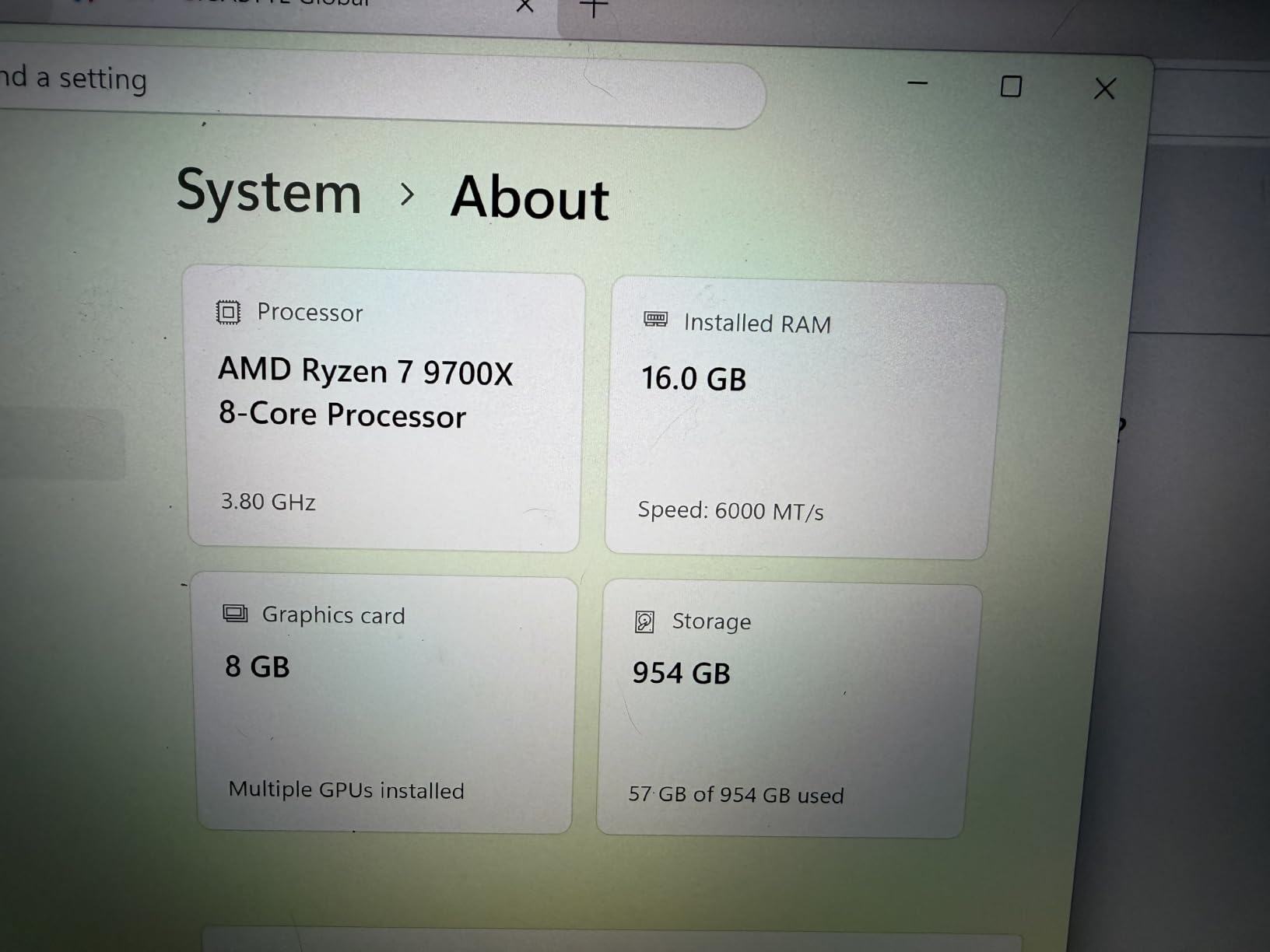 KOTIN Prebuilt Gaming PC Ryzen 7 9700X 16GB DDR5 RTX 5060 Ti 8GB 1TB SSD | 360MM Liquid Cooled Gaming Desktop, 11.3in Smart Display, 650W 80+ Gold PSU, WiFi 7, Windows 11 ARGB Tower Computer customer photo 2