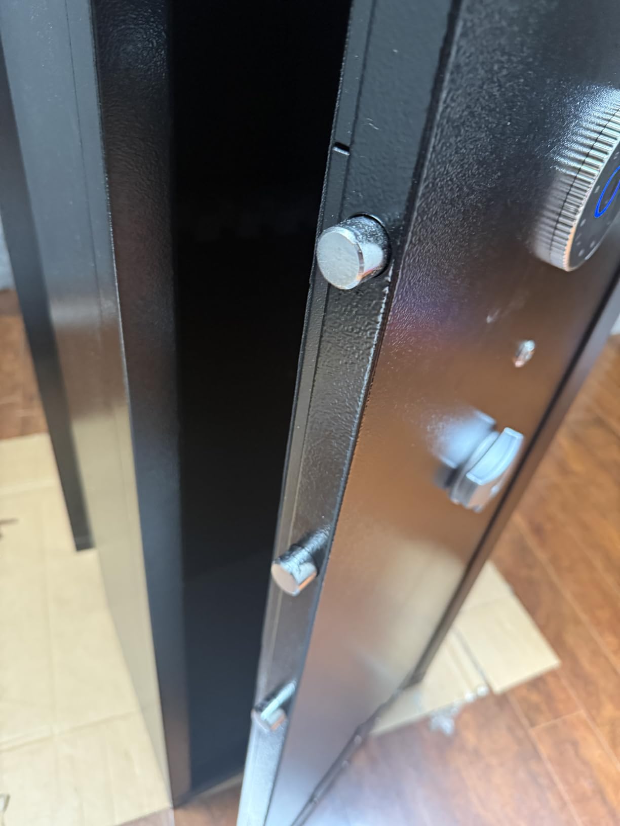 Kaer 12-21 Gun Safe for Rifles and Pistols, Up to 17 Long Rifle Cabinet and 4 Pistols with 3 Gun Racks, Removable Shelf for AR-15, Scoped Rifles, Shotguns, Keypad Lock Mute/Alarm/LED for Home, Garage customer photo 2
