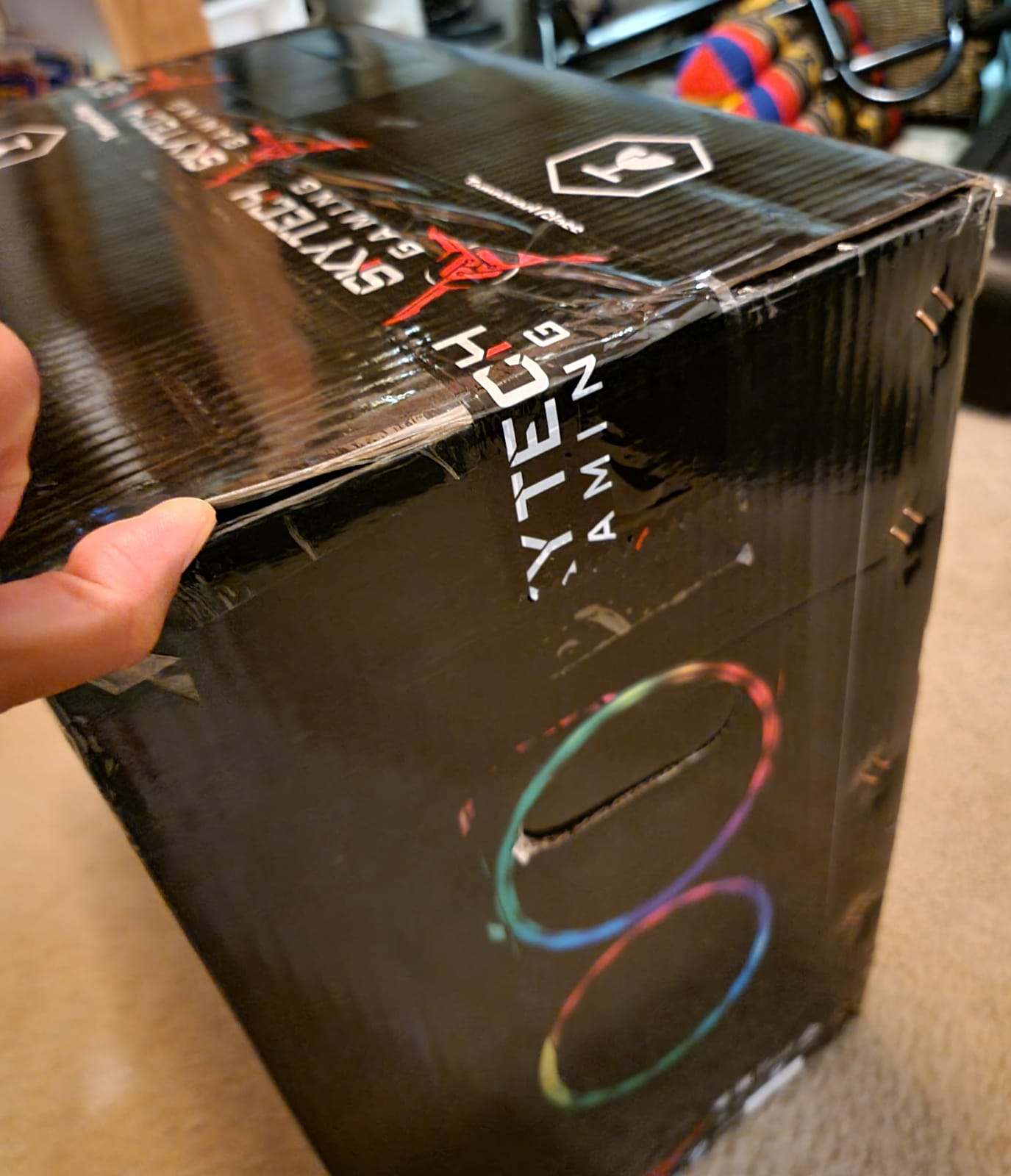 Skytech Gaming PC Azure 3, Ryzen 7, RTX 5060, 16GB RAM, 1TB SSD | Windows 11, AMD 5700, NVIDIA 5060, NVMe SSD, DDR4 3200, 650W GOLD PSU, Wi-Fi 5, Desktop customer photo 2