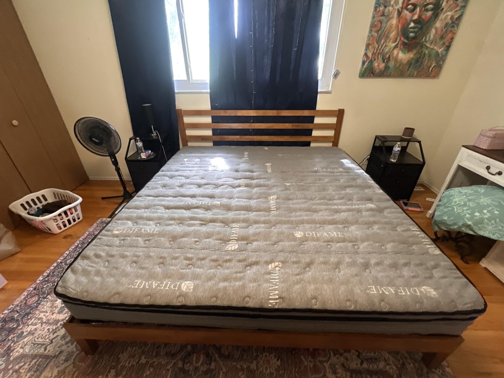 (Luxury Hotel) 18 Inch Hybrid King Size Mattress in a Box, Medium Firm | (2026 Upgraded) Reinforced Edge Support, 7-Zone Support & Pressure Relief, Cooling Sleep, CertiPUR-US, 365-Night Trial customer photo 1