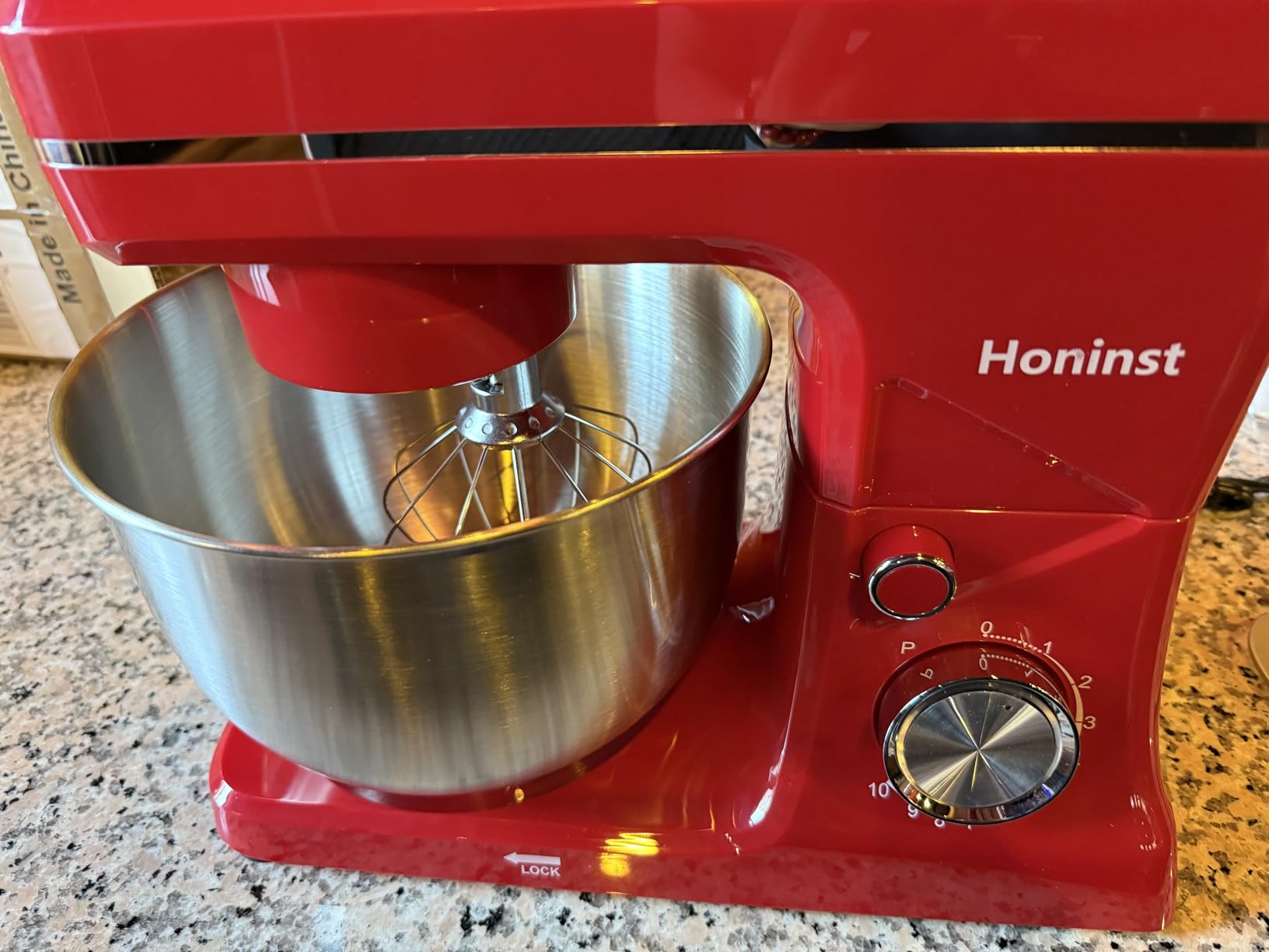 Honinst 4QT Electric Stand Mixer, 10-Speed Tilt-Head Compact Kitchen Mixer, Black customer photo 1