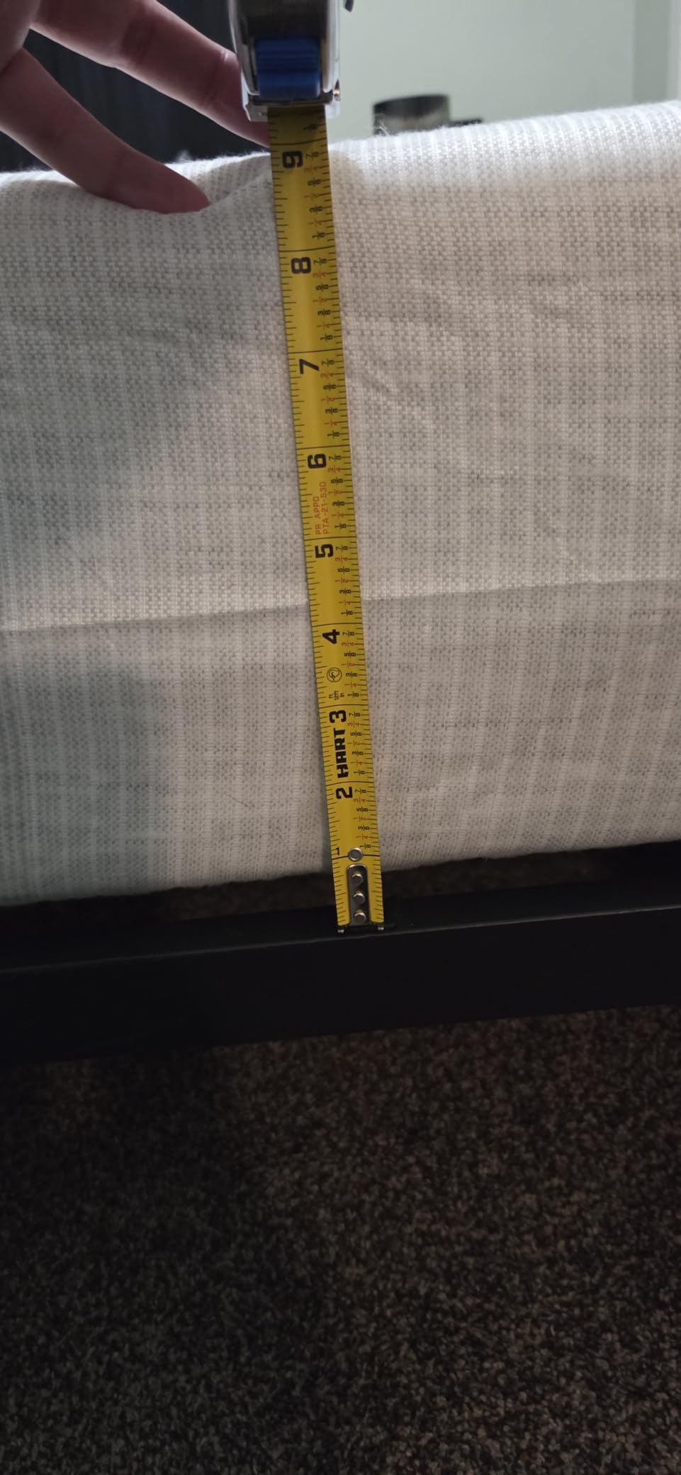 Springfit 500 lbs Supporting Heavy Duty Mattress for Big and Tall People, 10 Inch King Size Hybrid Mattress, Reinforced Coil System, Pressure Relief, Fiberglass-Free, CertiPUR-US Mattress in a Box customer photo 2
