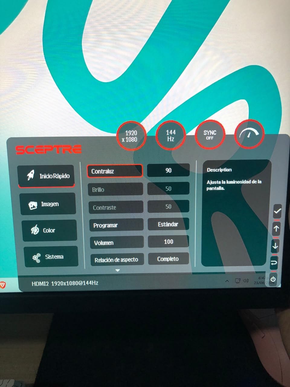 Sceptre 24-inch Prime Gaming Monitor DisplayPort x2 165Hz HDMI x2 165Hz Build-in Speakers customer photo 1