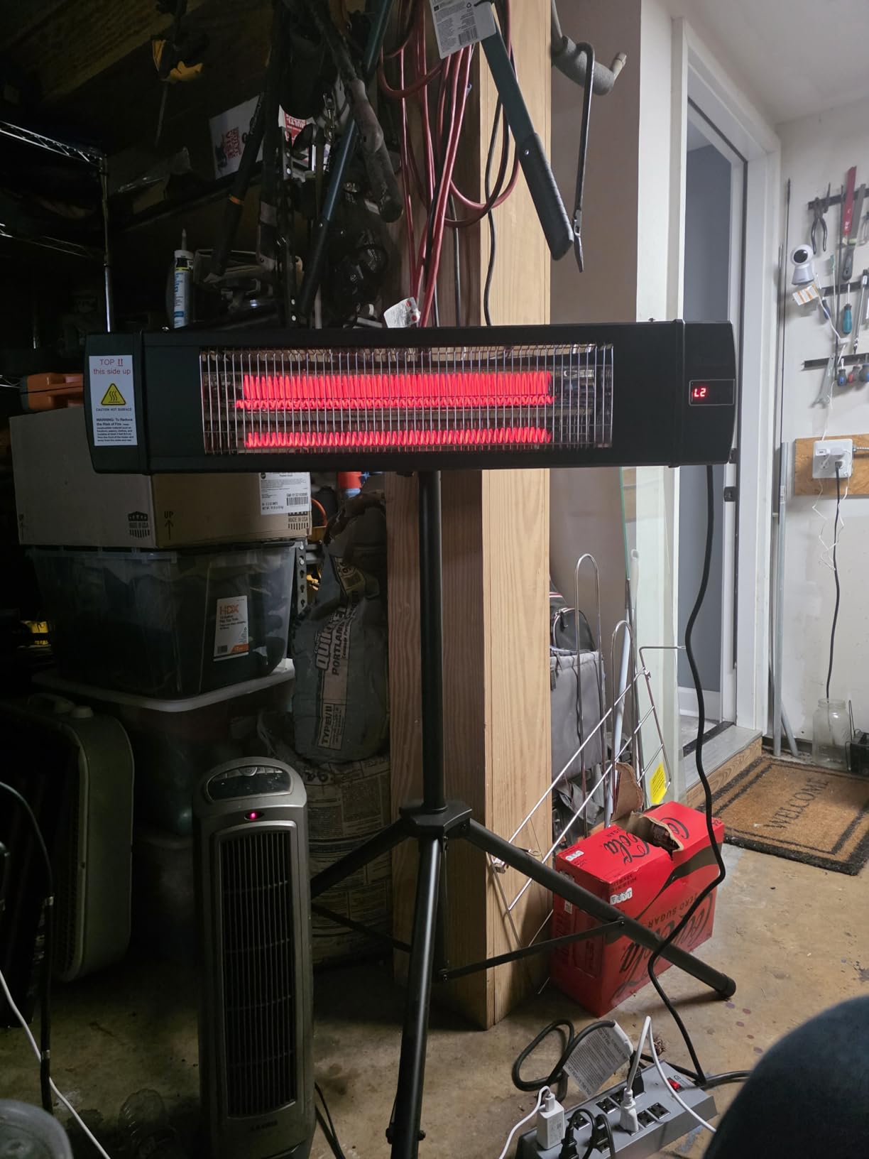 DR. INFRARED HEATER 4500W Electric Infrared Patio Heater, Wall/Ceiling Mount, IPX2 Weatherproof, 208V-240V, Remote Control for Patio, Workshop, Restaurants & Outdoor Dining customer photo 1