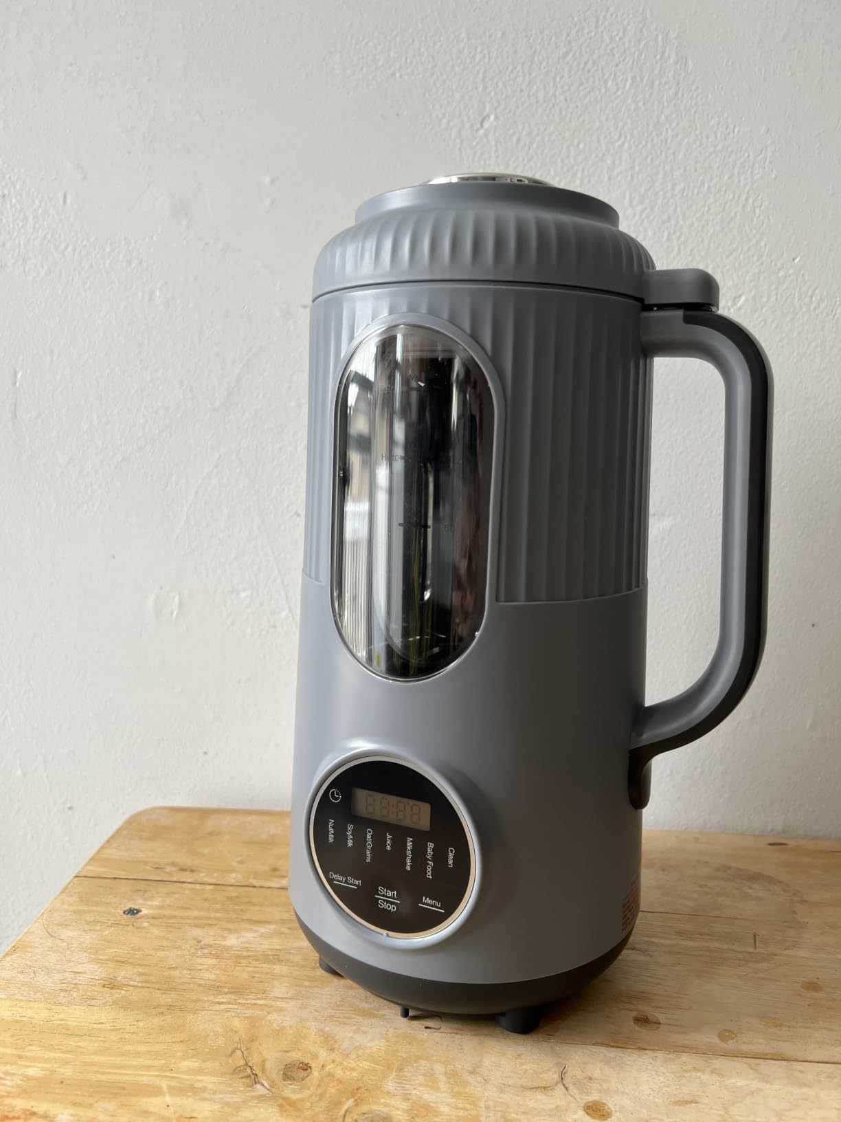 SilkSpin Milk-Smooth Nut Milk Maker Machine, Small Countertop Blender, Homemade Oat, Almond, Soy, Plant-Based Milk, Juice, MilkShake 35oz Automatic Soybean Milk Maker, Charcoal Gray customer photo 1