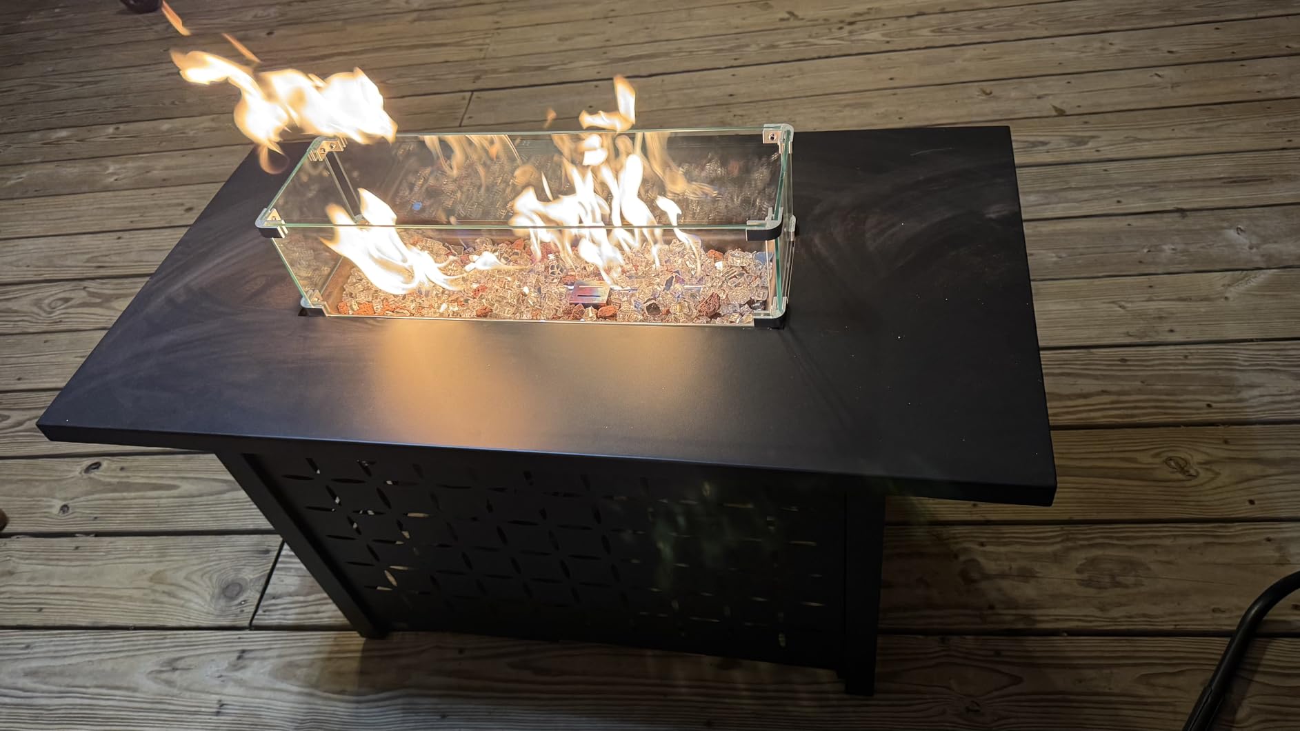 Vongrasig Outdoor Propane Fire Pit, 30