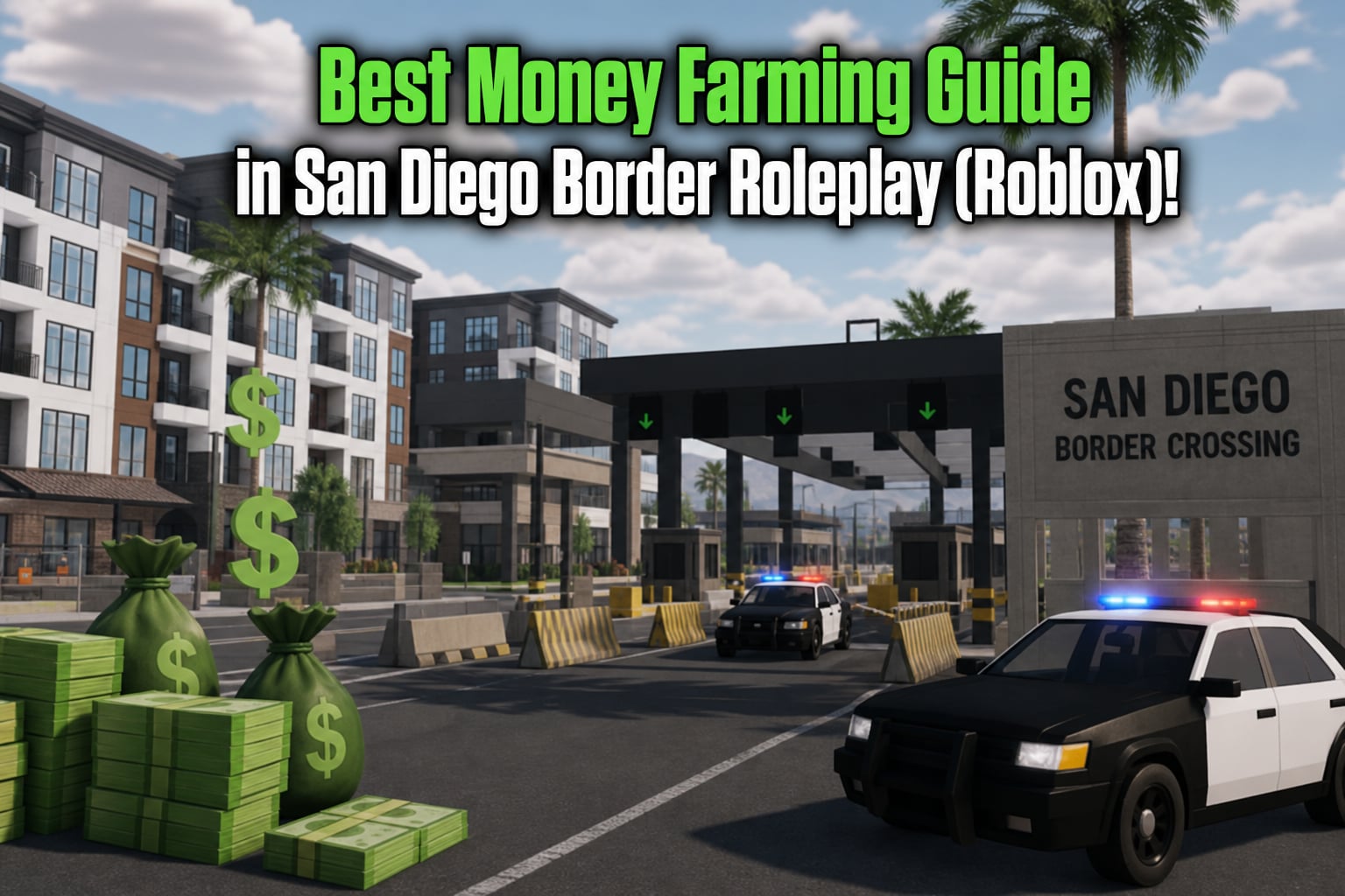 Best Money Farming Guide in San Diego Border Roleplay (Roblox)!