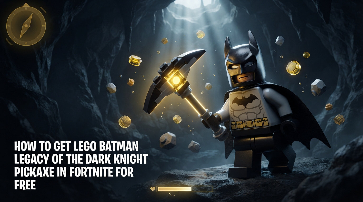 How to Get LEGO Batman Legacy of the Dark Knight Pickaxe in Fortnite for Free