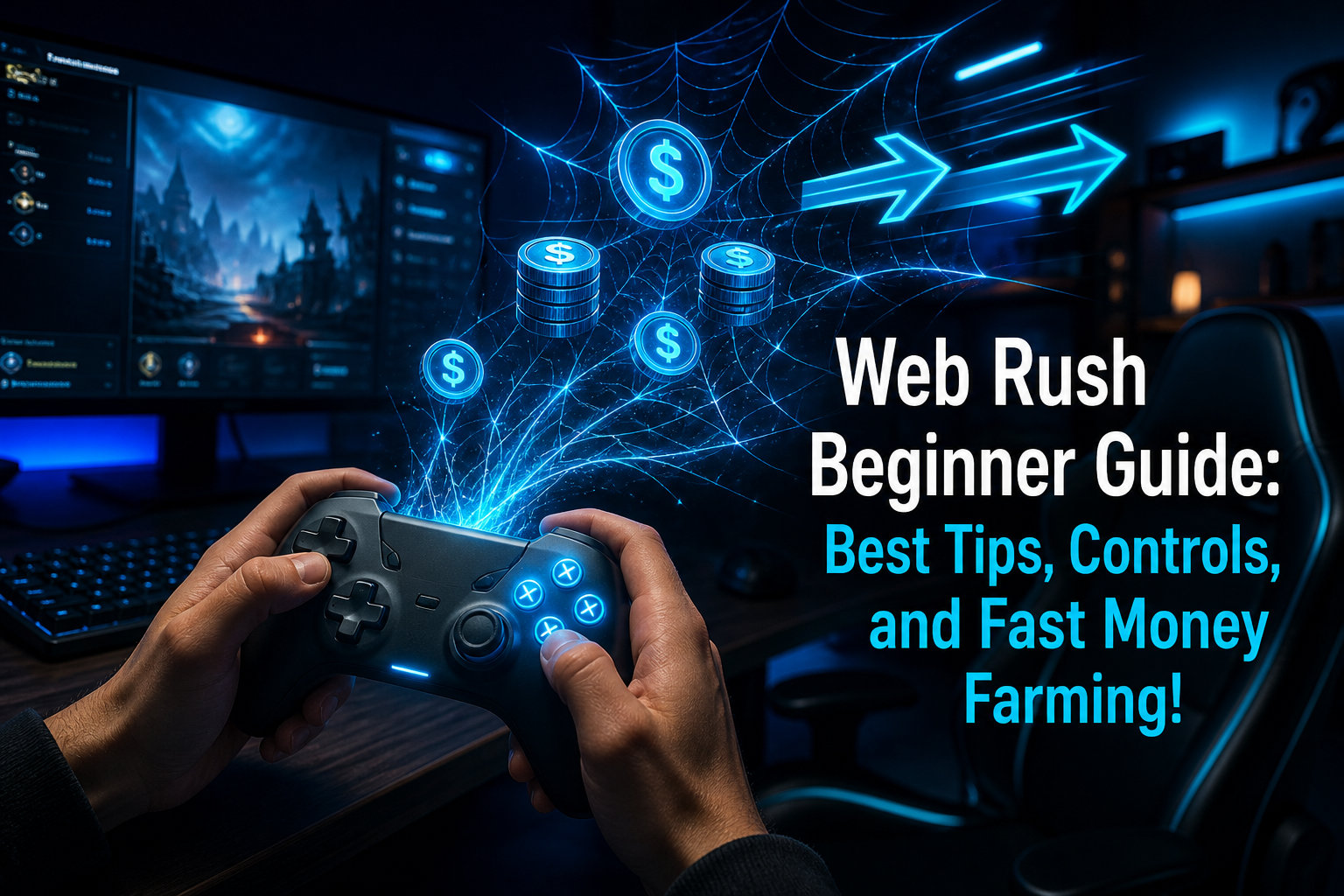 Web Rush Beginner Guide: Best Tips, Controls, and Fast Money Farming!