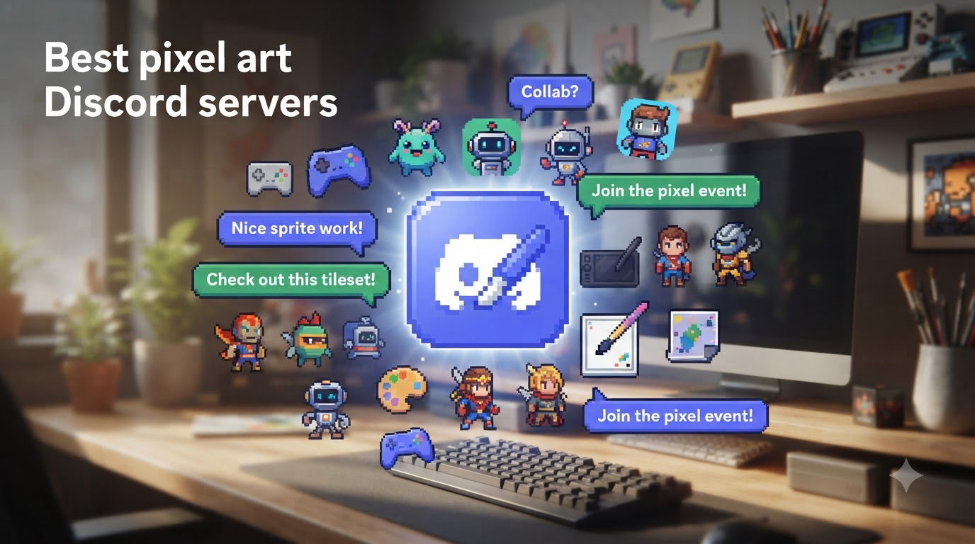 Best pixel art Discord servers