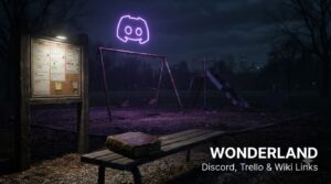 WONDERLAND Discord, Trello & Wiki Links
