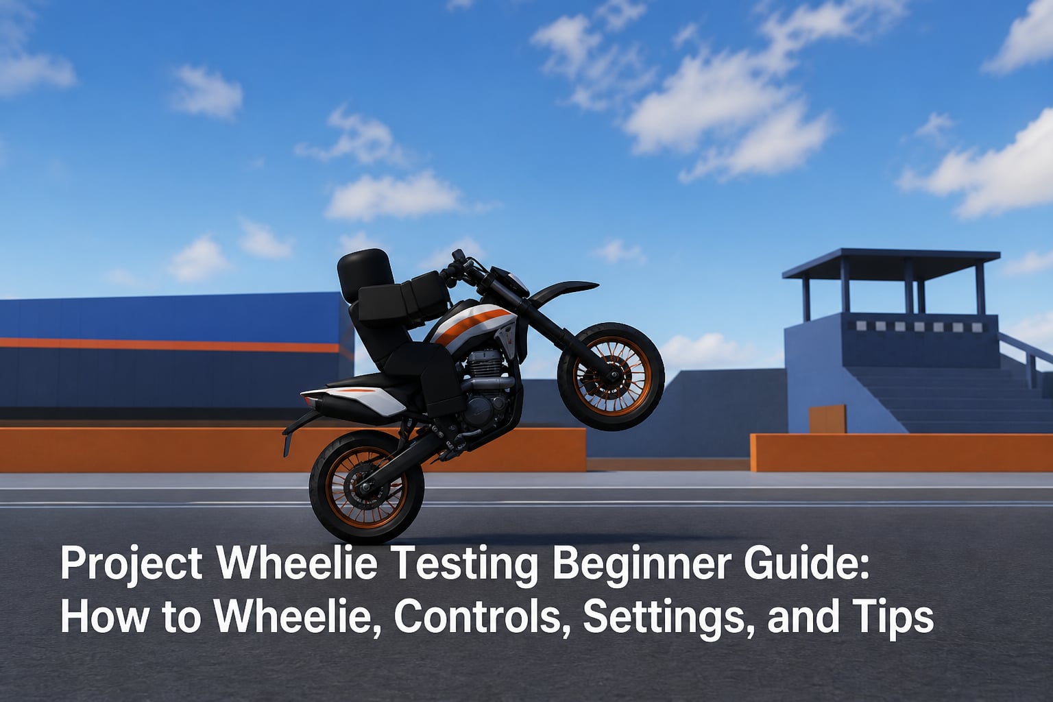Project Wheelie Testing Beginner Guide: How to Wheelie, Controls, Settings, and Tips