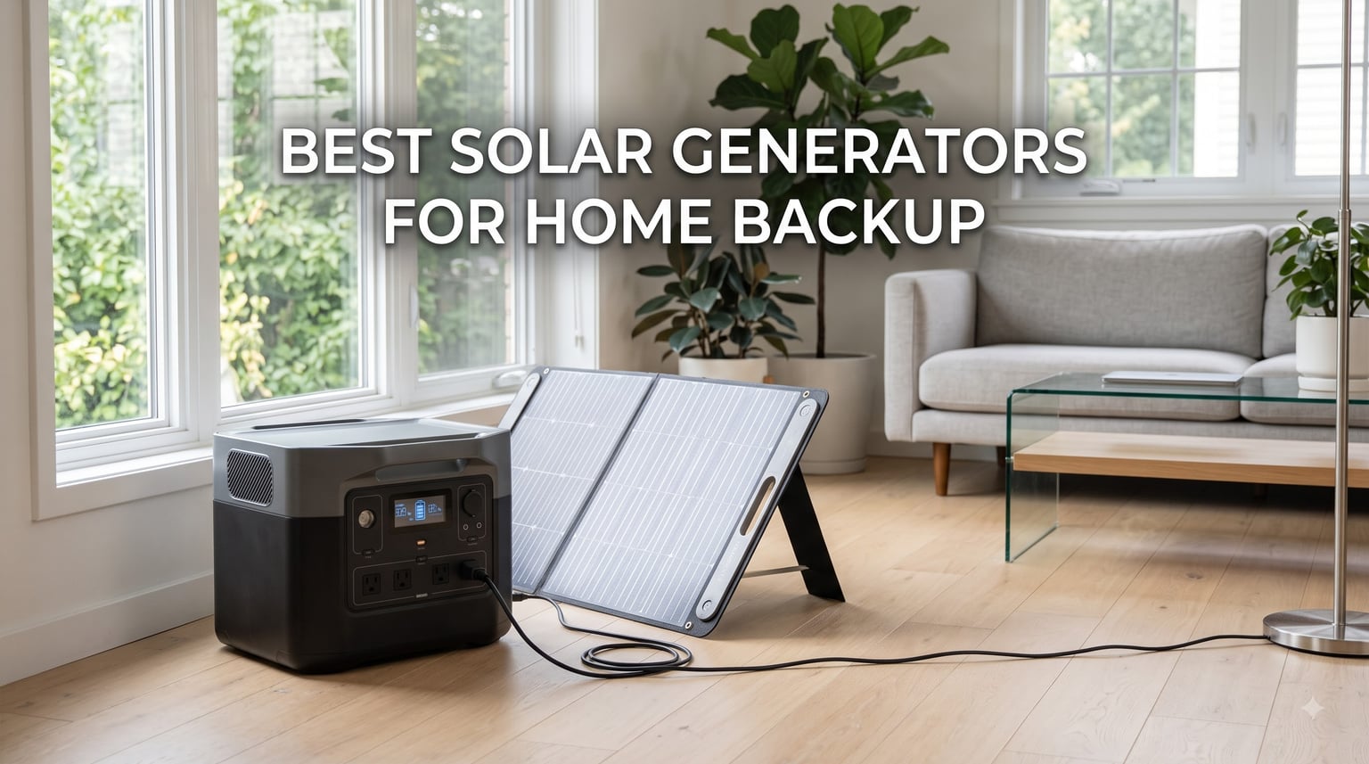 best solar generators for home backup