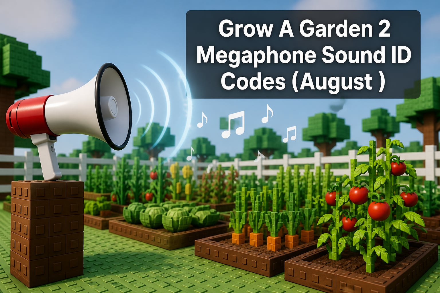 Grow A Garden 2 Megaphone Sound ID Codes (August 2026)