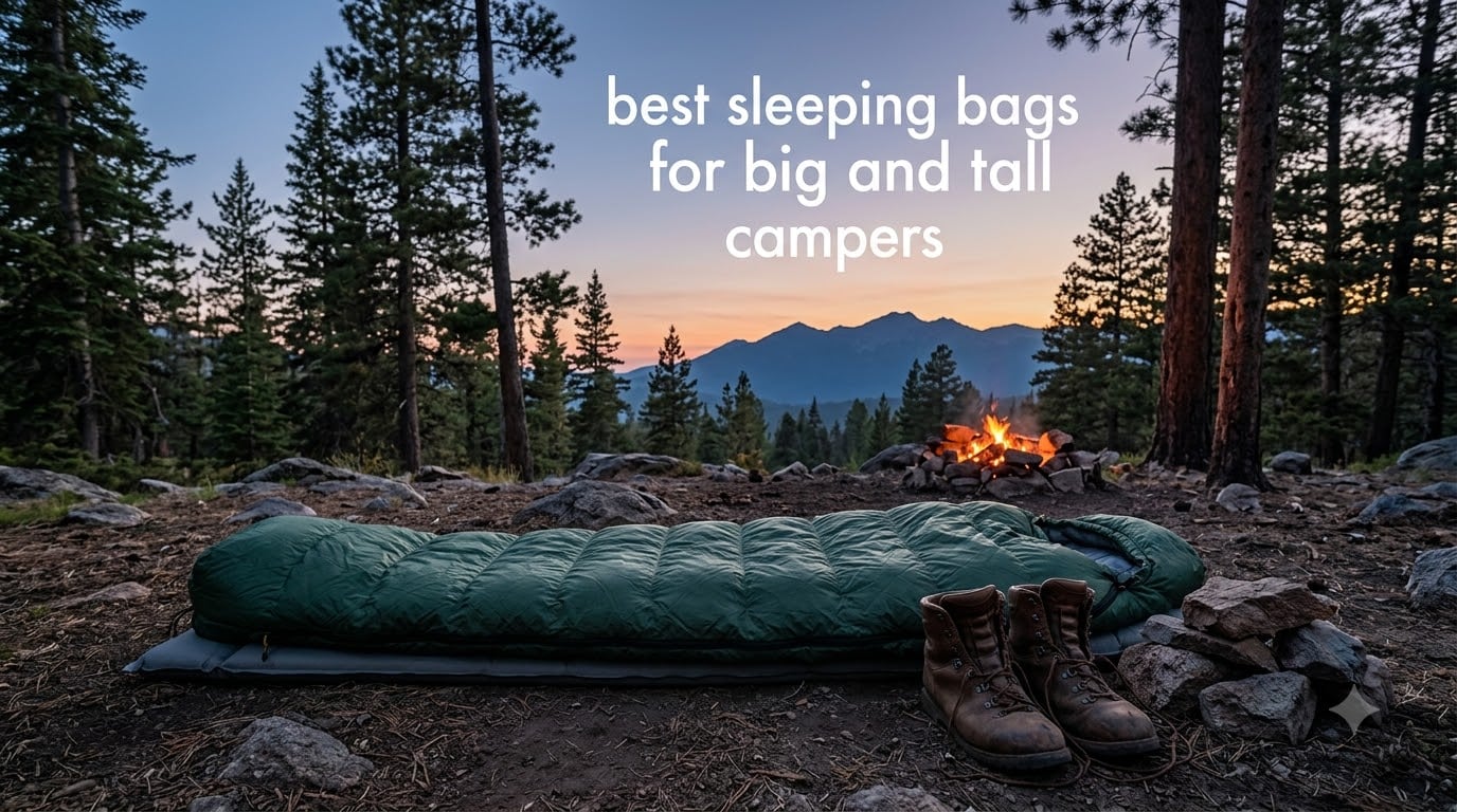 best sleeping bags for big and tall campers