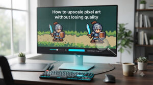How to upscale pixel art without losing quality