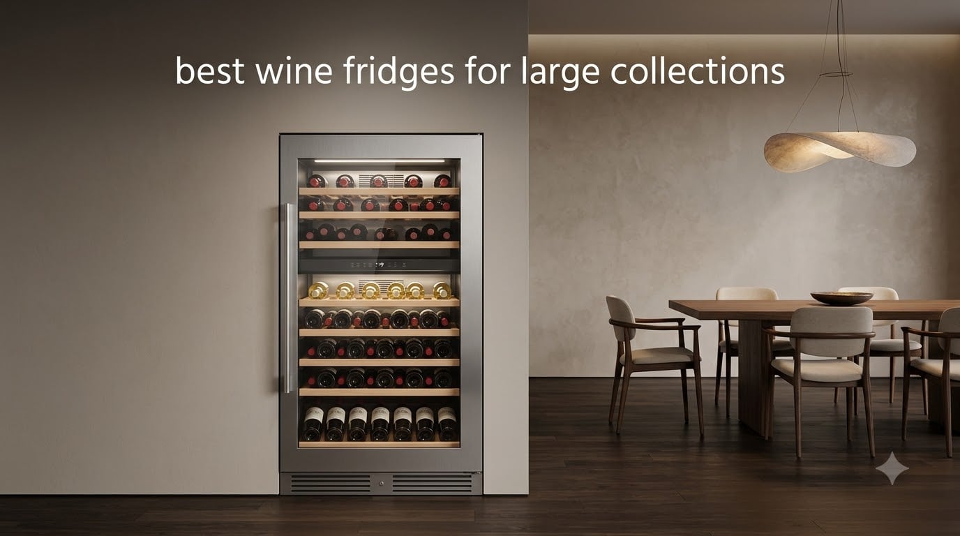 best wine fridges for large collections