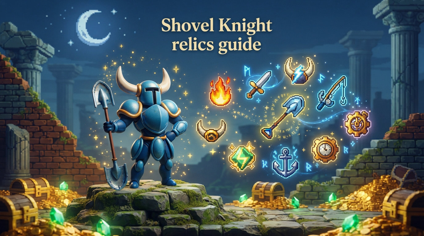 Shovel Knight relics guide
