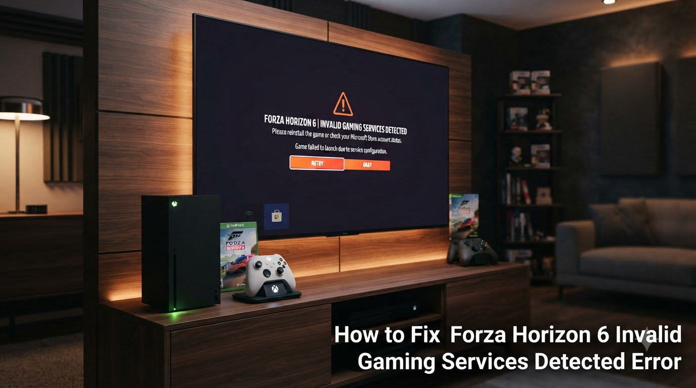 How to Fix Forza Horizon 6 Invalid Gaming Services Detected Error