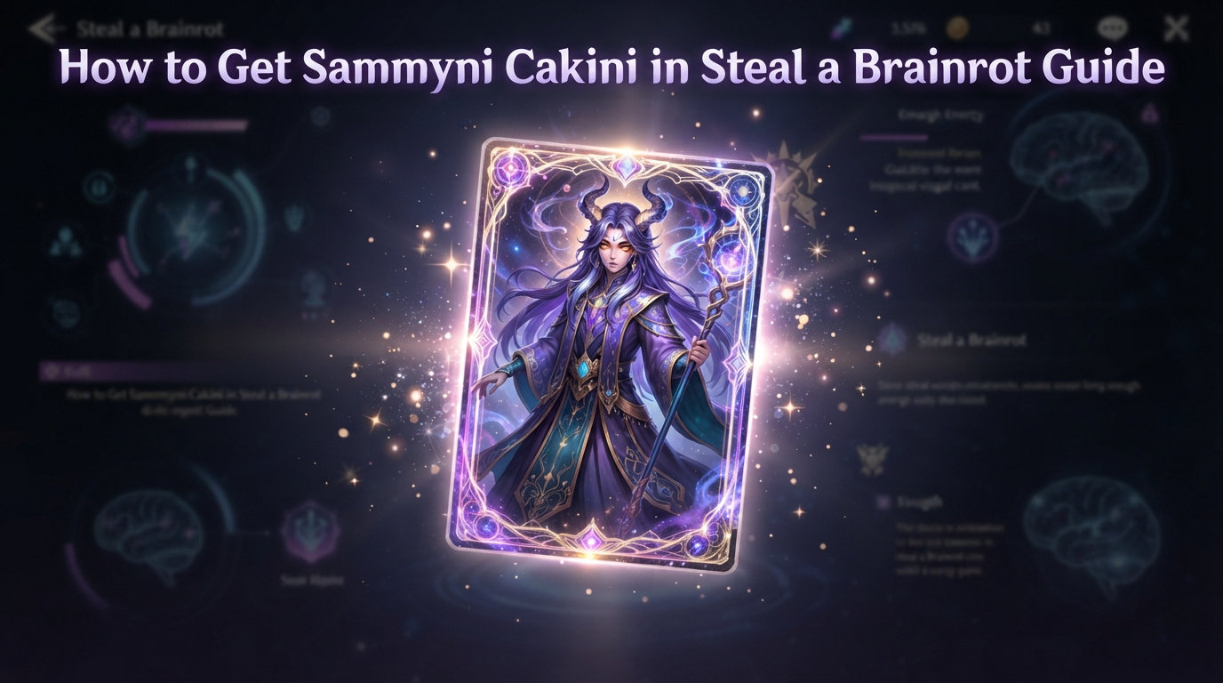 How to Get Sammyni Cakini in Steal a Brainrot Guide