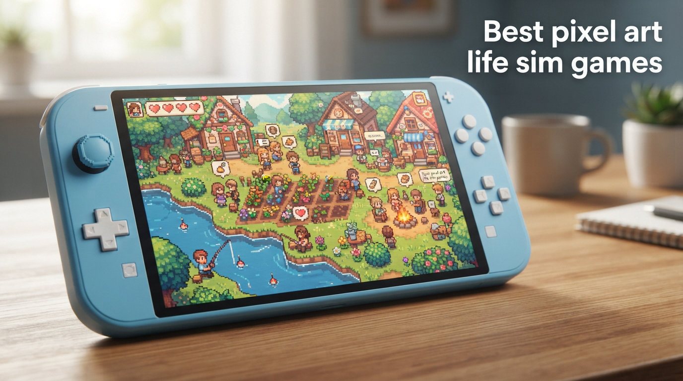 Best pixel art life sim games